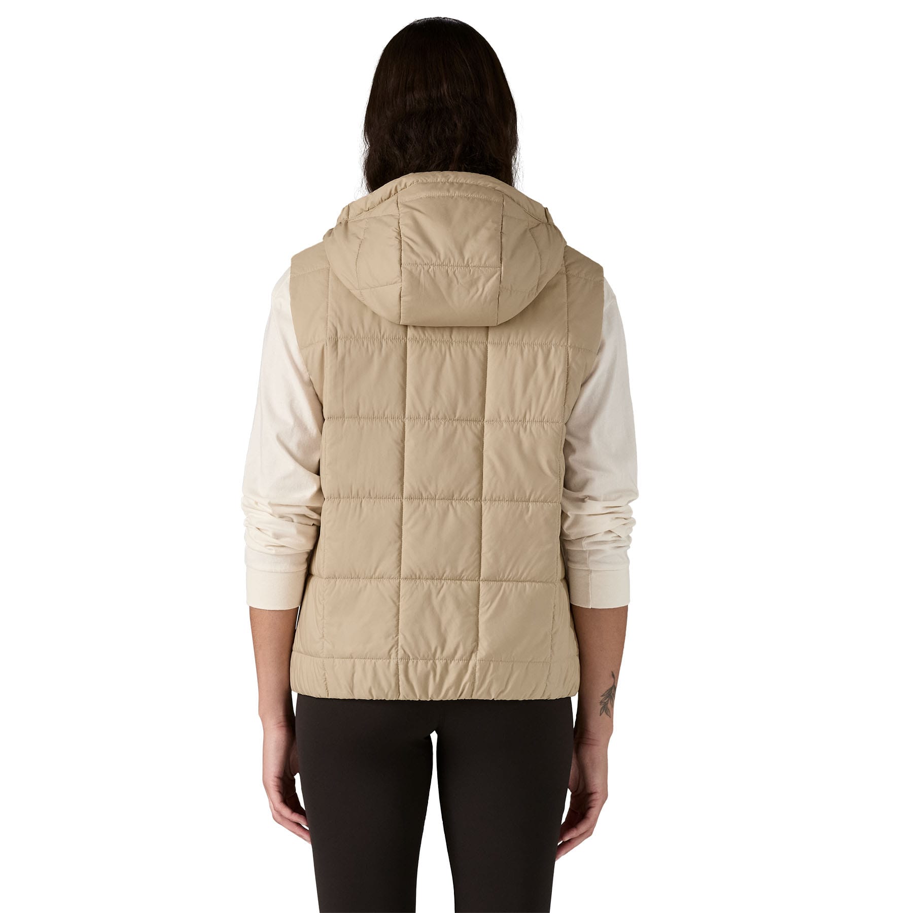 Women's Light Gust Hooded Vest in Oar Tan | Patagonia Bend