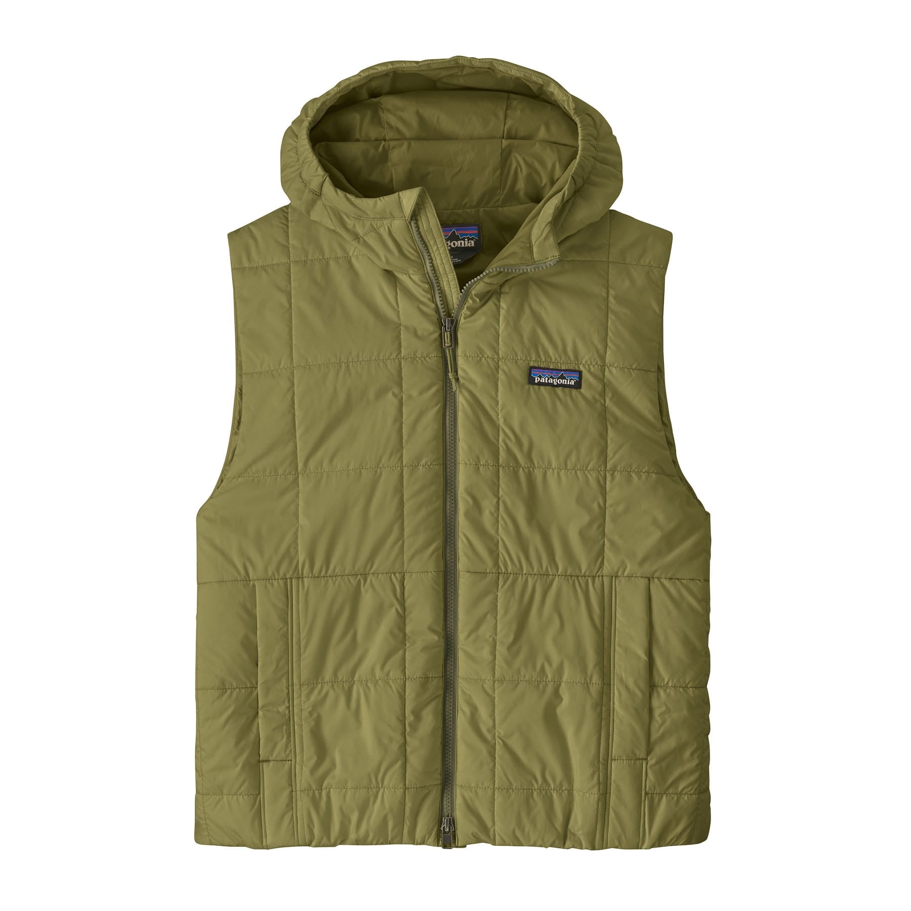 Women's Light Gust Hooded Vest in CAPER GREEN | Patagonia Bend