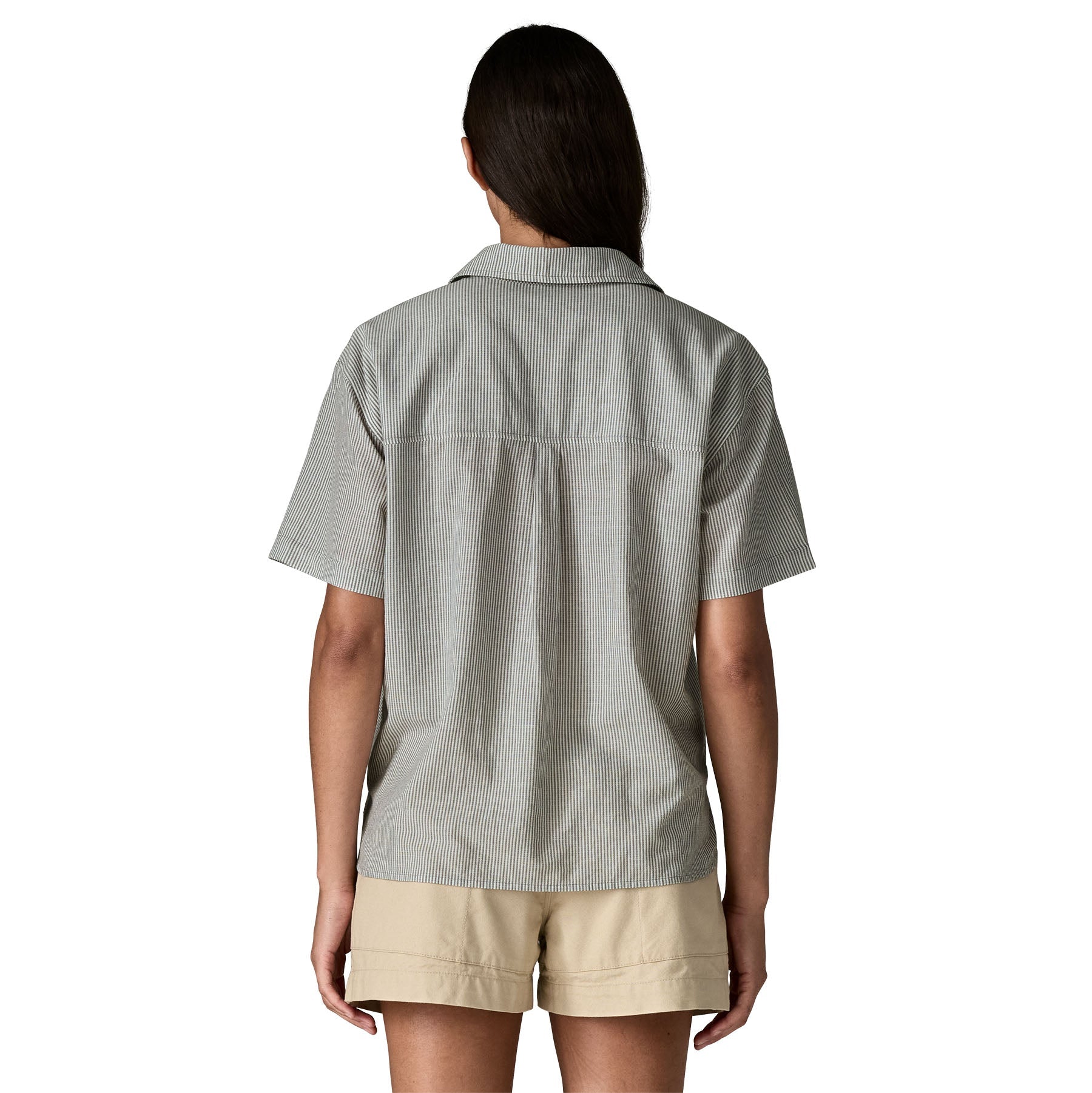 Women's Lightweight A/C Shirt in Solstice Stripe: Smolder Blue | Patagonia Bend