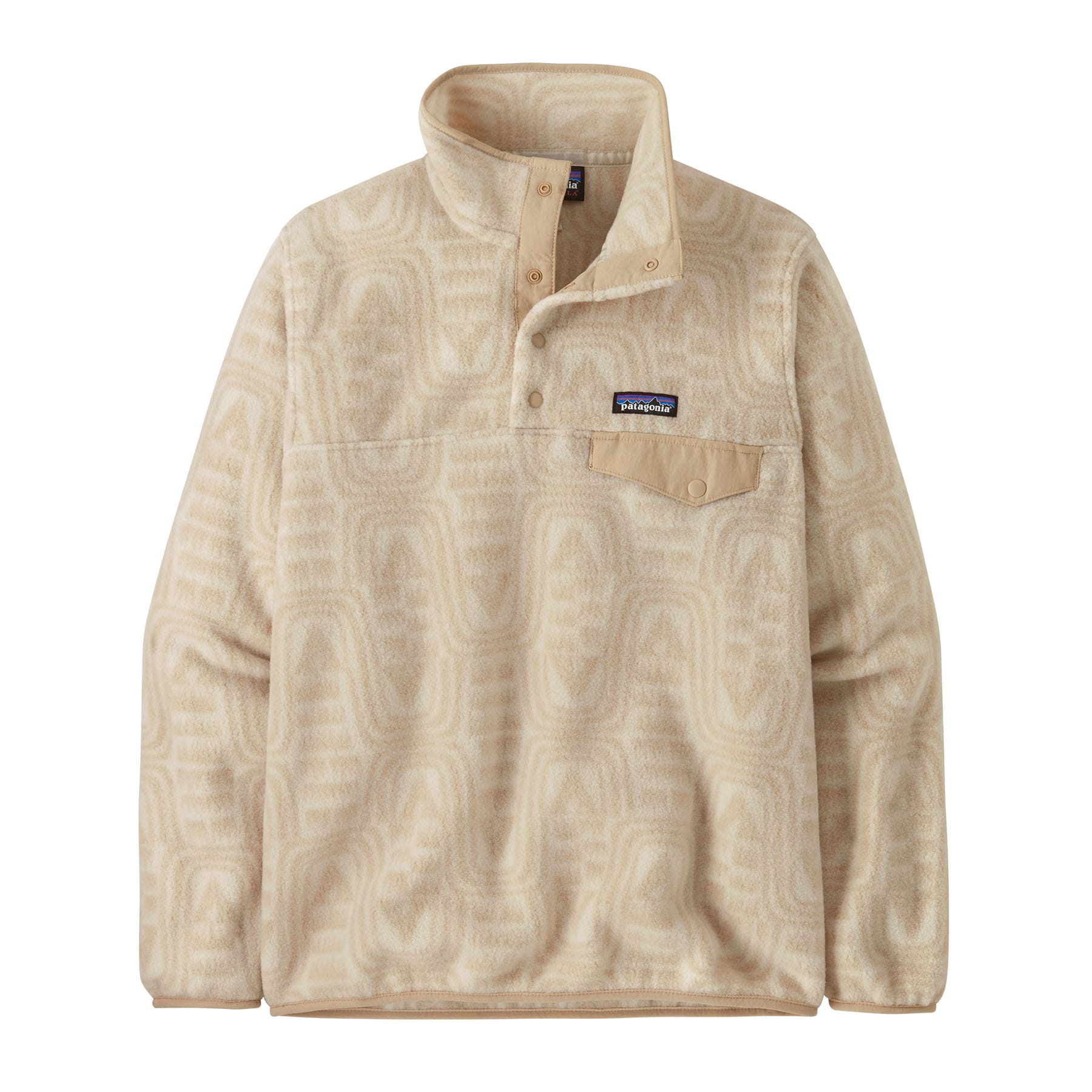 Women's Lightweight Synchilla Snap - T Pullover in Flow: Dyno White | Patagonia Bend