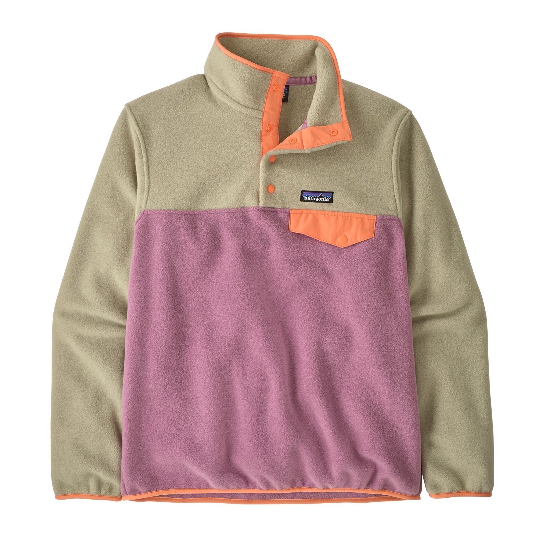 Women's Lightweight Synchilla® Snap - T® Pullover in LIGHT VIOLET | Patagonia Bend