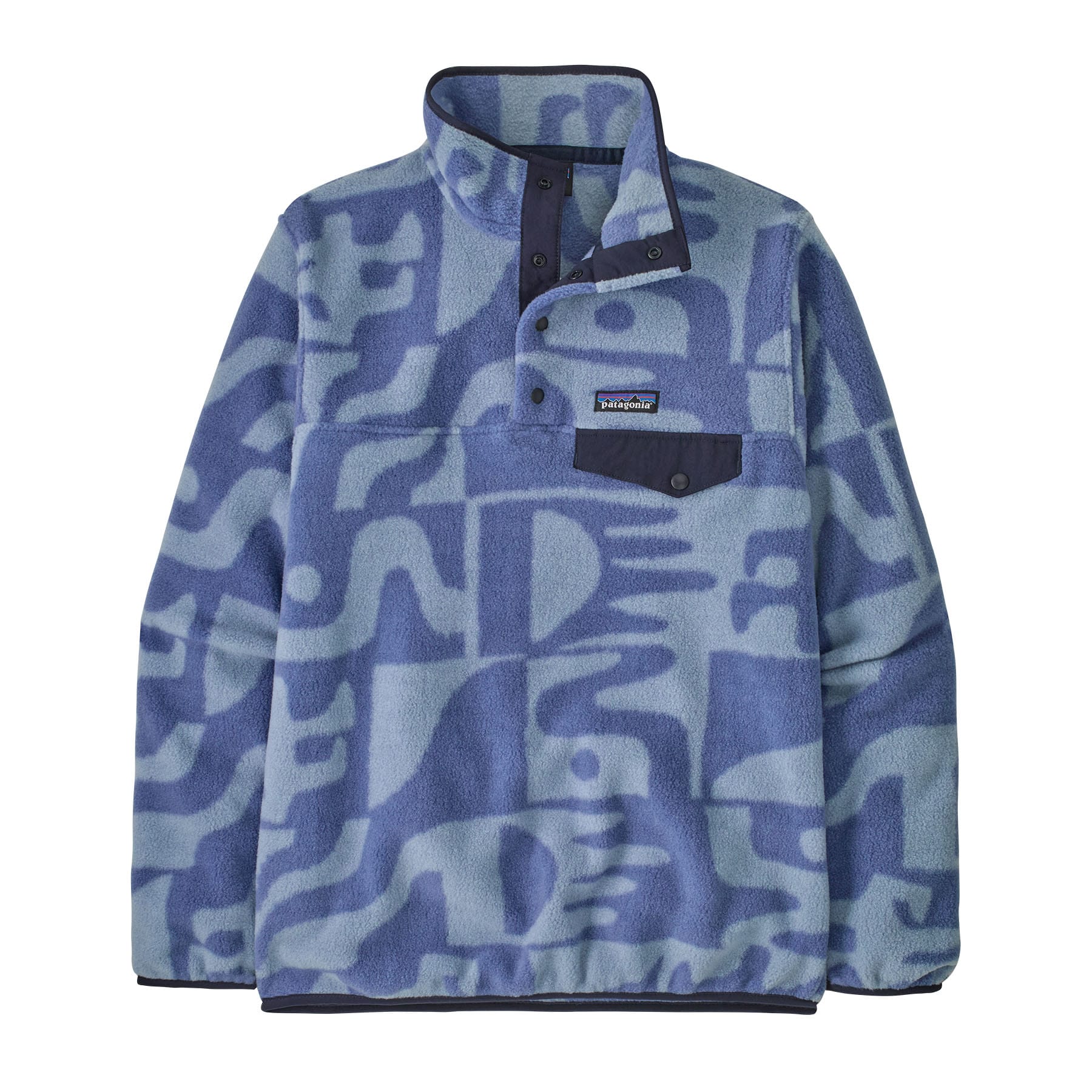 Women's Lightweight Synchilla Snap - T Pullover in Mother Tree: Barnacle Blue | Patagonia Bend