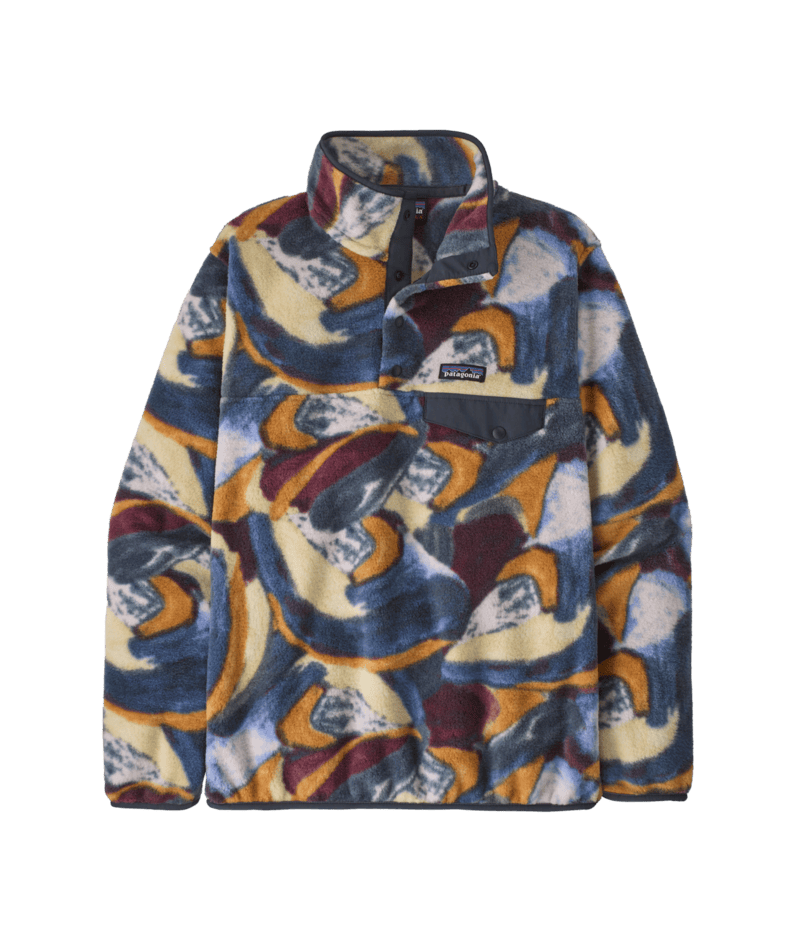 Women's Lightweight Synchilla® Snap-T® Pullover in Smudge: Smolder Blue | Patagonia Bend