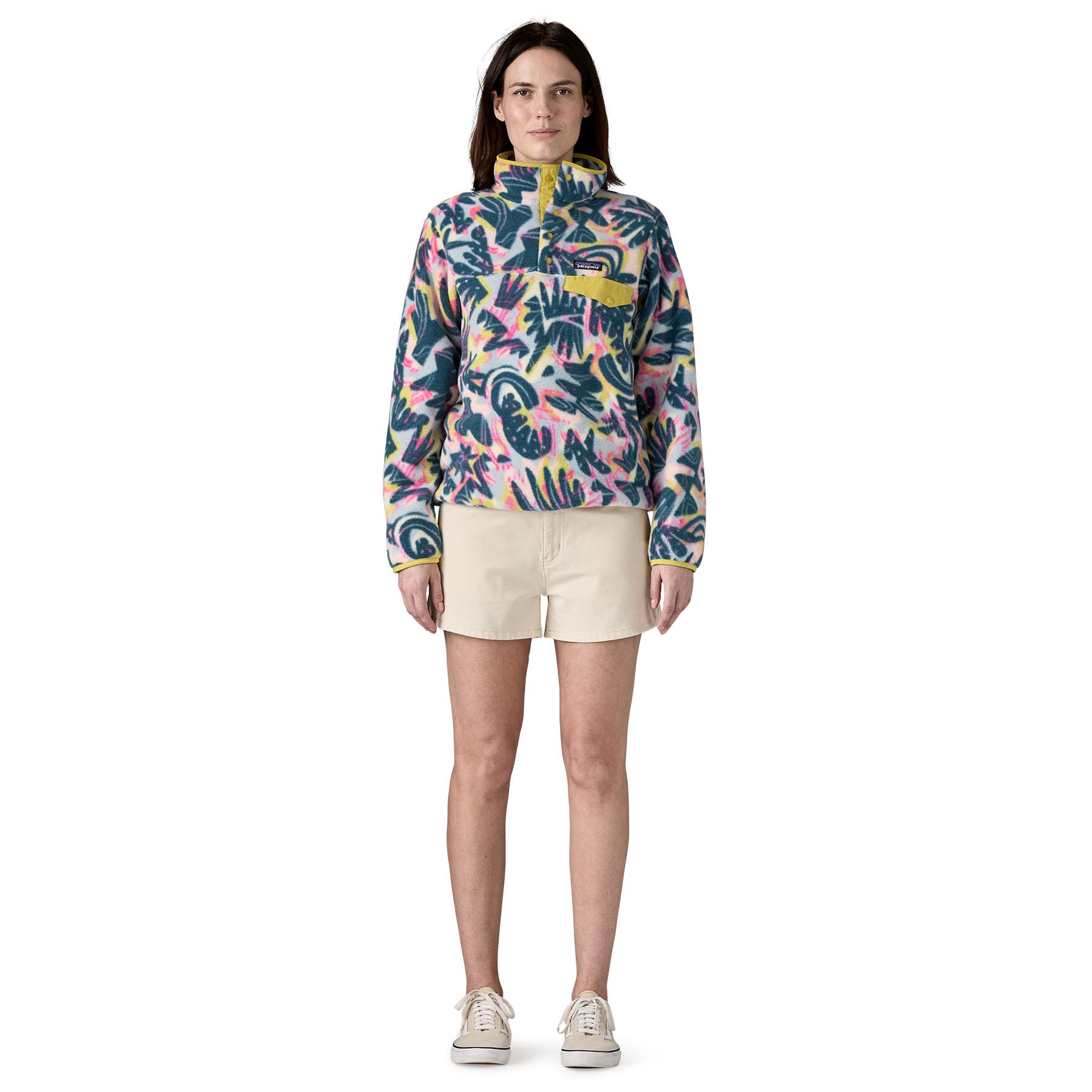 Women's Lightweight Synchilla® Snap - T Pullover in Wild Botanist: Tidal Teal | Patagonia Bend