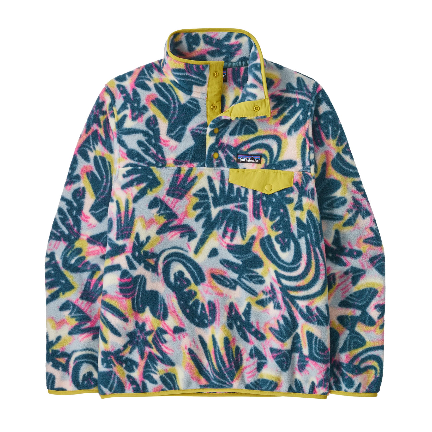 Women's Lightweight Synchilla® Snap - T Pullover in Wild Botanist: Tidal Teal | Patagonia Bend