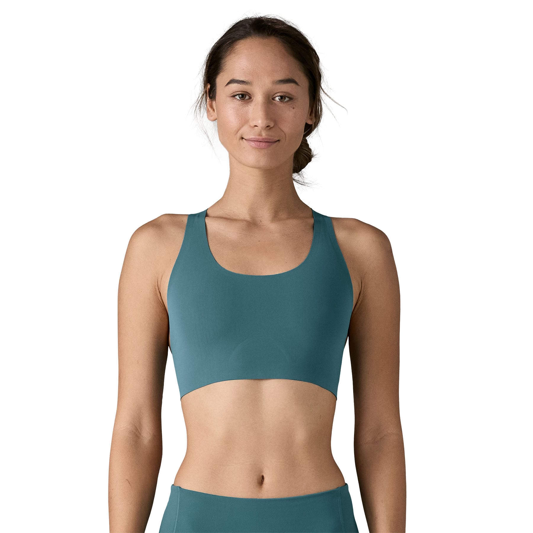 Women's Live Simply Bra in Wetland Blue | Patagonia Bend