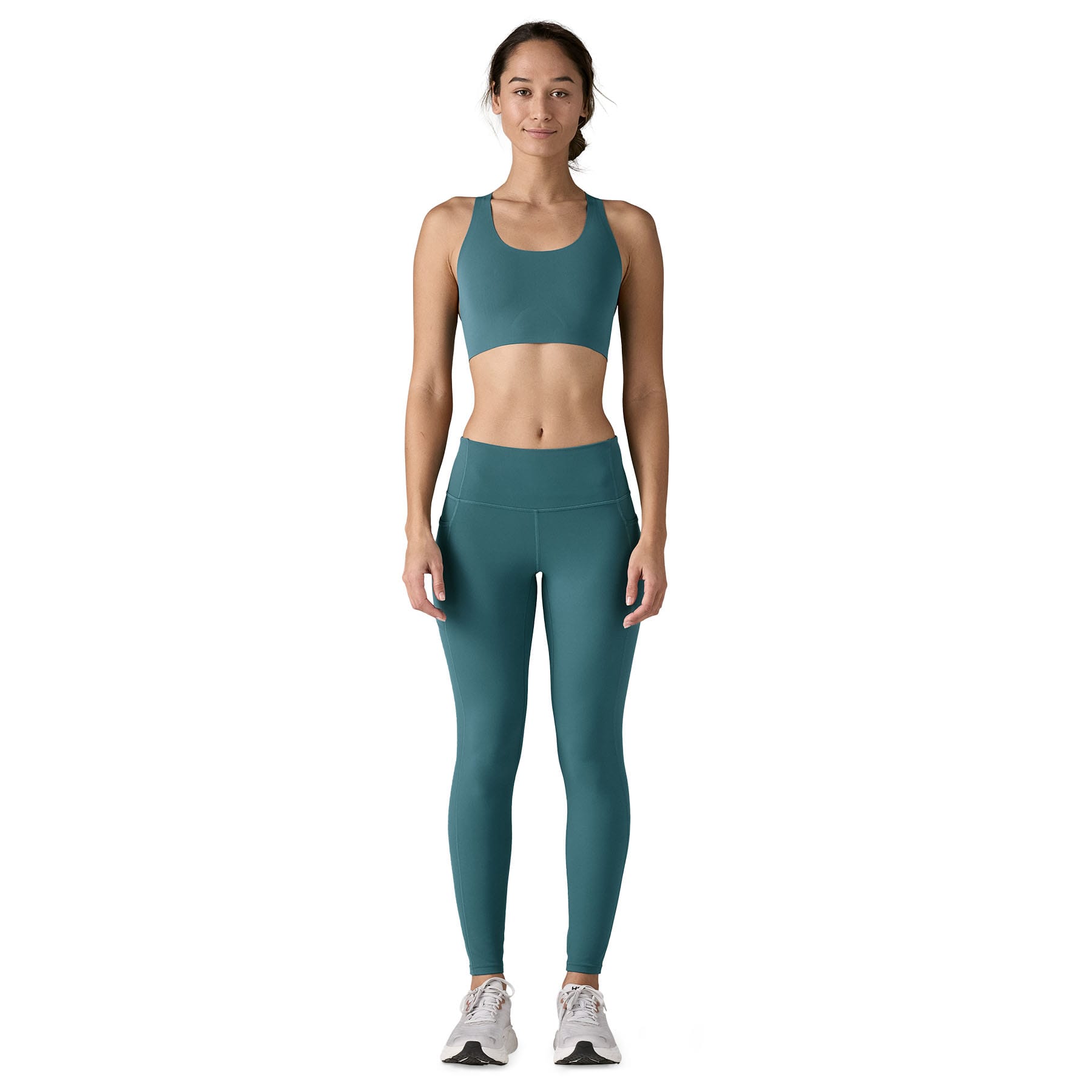 Women's Live Simply Bra in Wetland Blue | Patagonia Bend