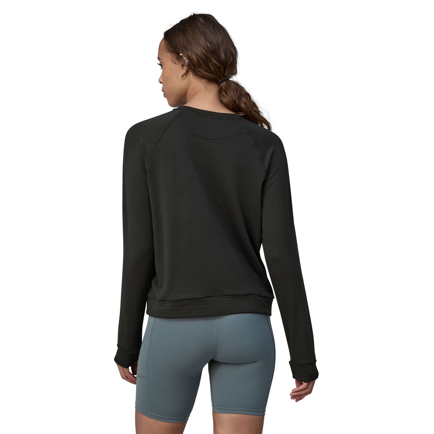 Women's Long - Sleeved Capilene® Thermal Crew in Black | Patagonia Bend