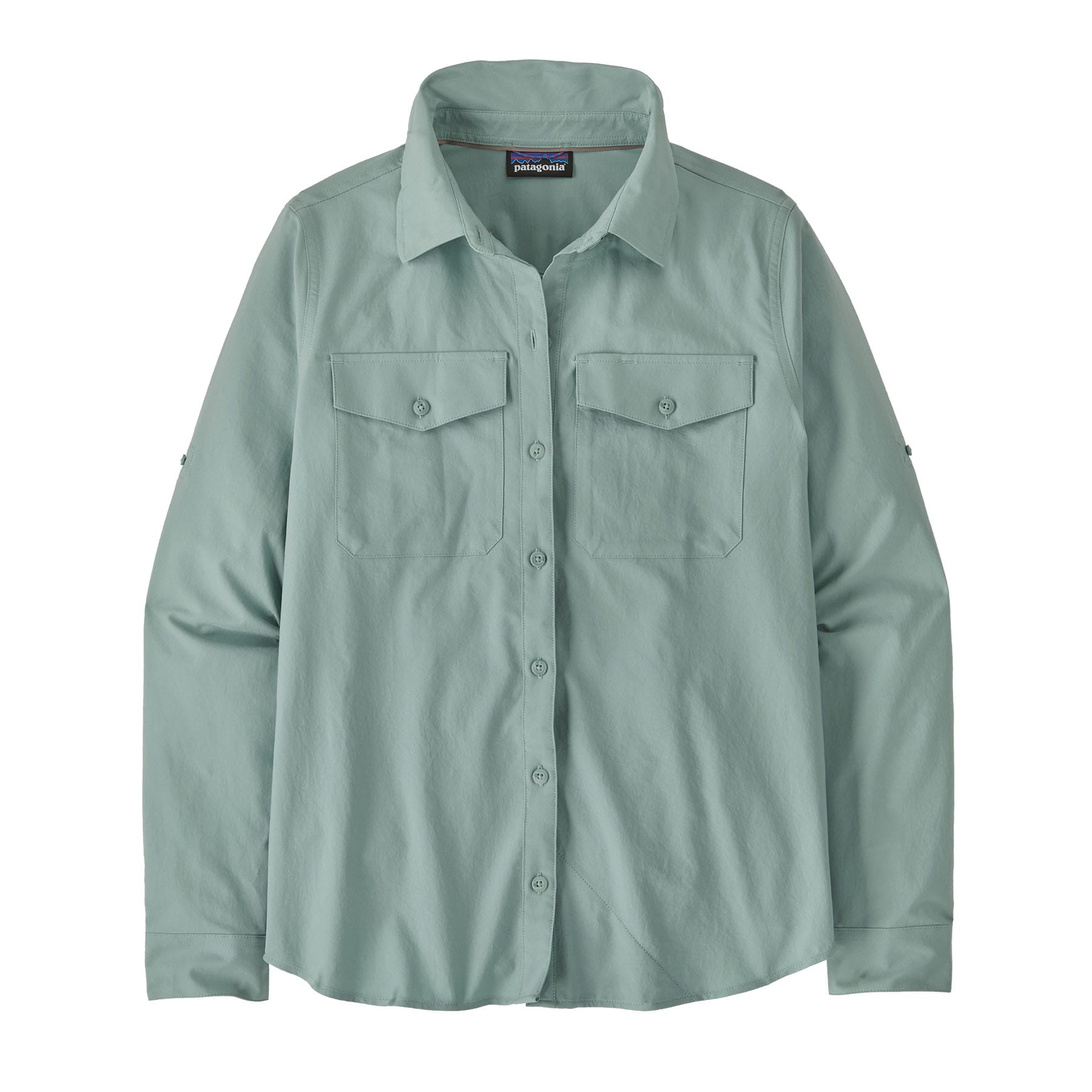 Women's Long - Sleeved Self Guided Sun Shirt in Thermal Blue | Patagonia Bend