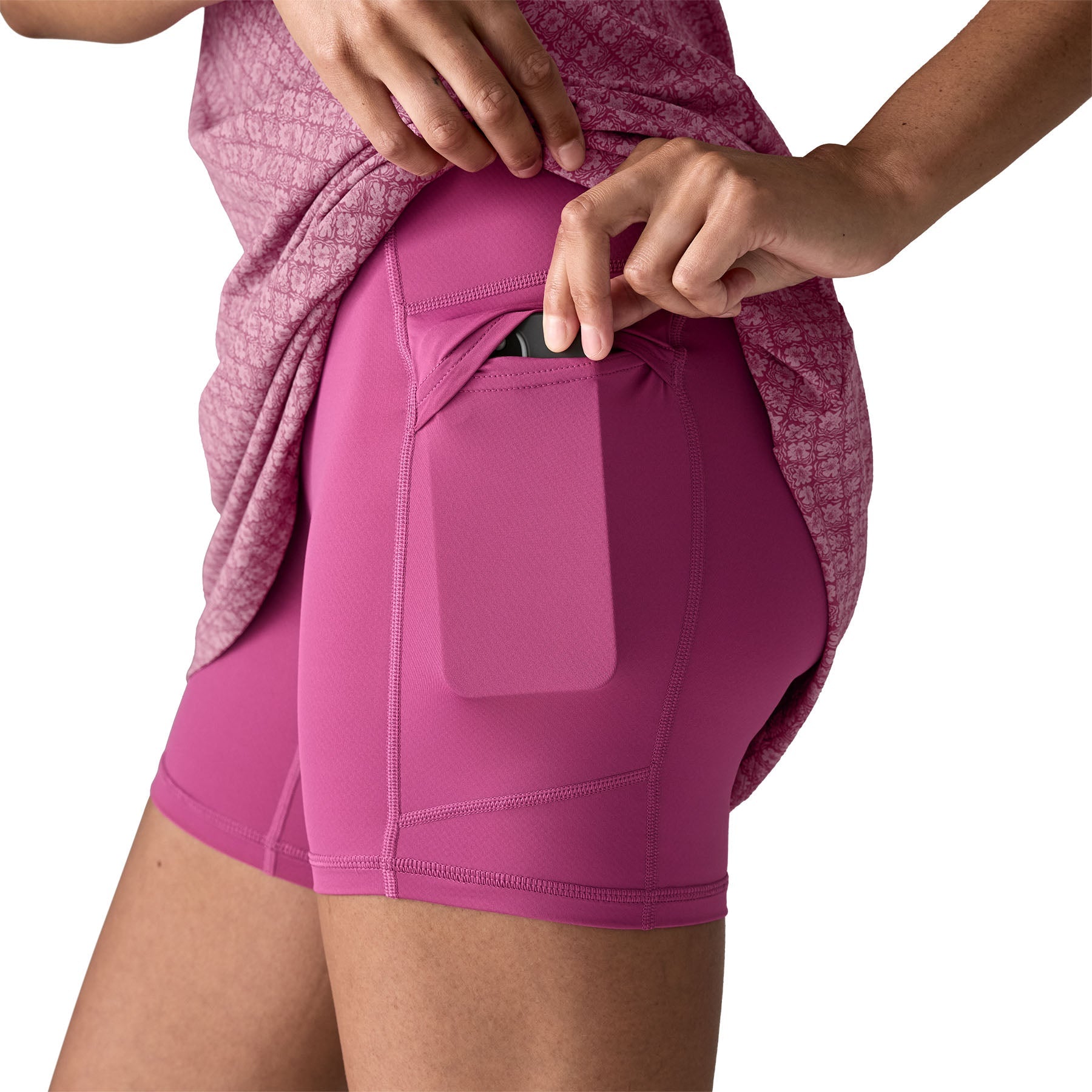 Women's Maipo Dress in Future Flowers: Faded Magenta | Patagonia Bend