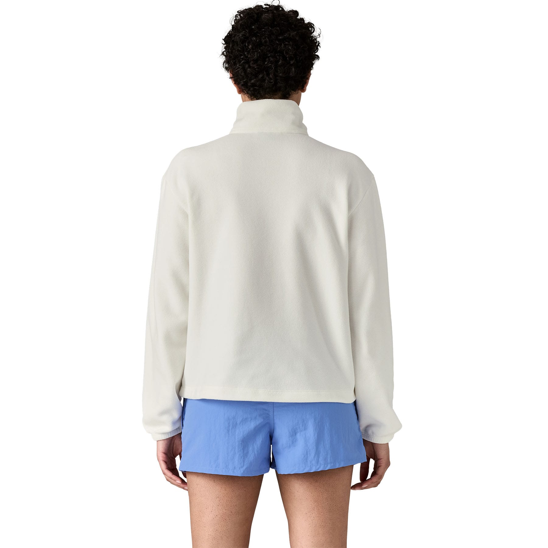 Women's Micro D 1/2 Zip Fleece Pullover in Birch White | Patagonia Bend