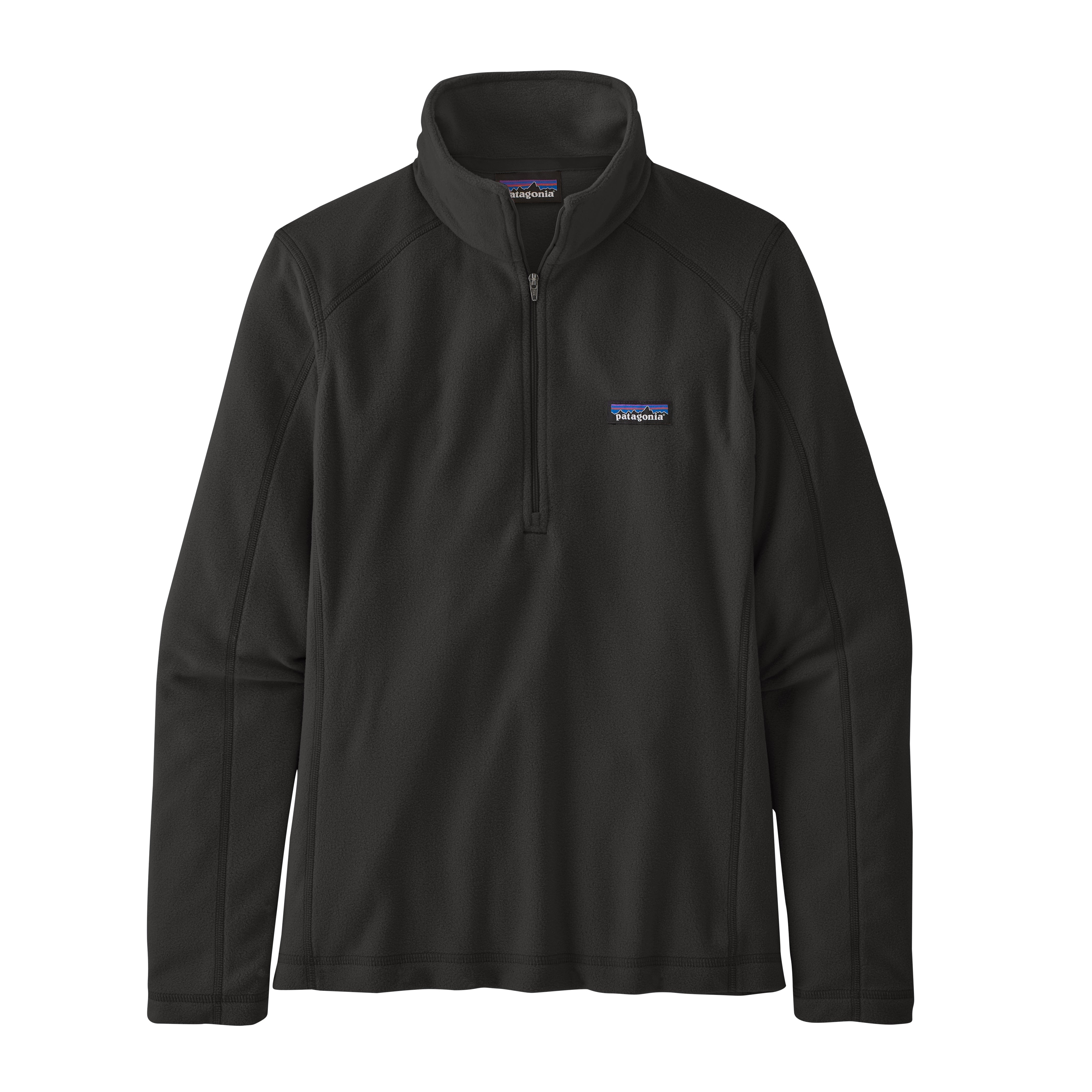 Women's Micro D 1/4 Zip in Black | Patagonia Bend