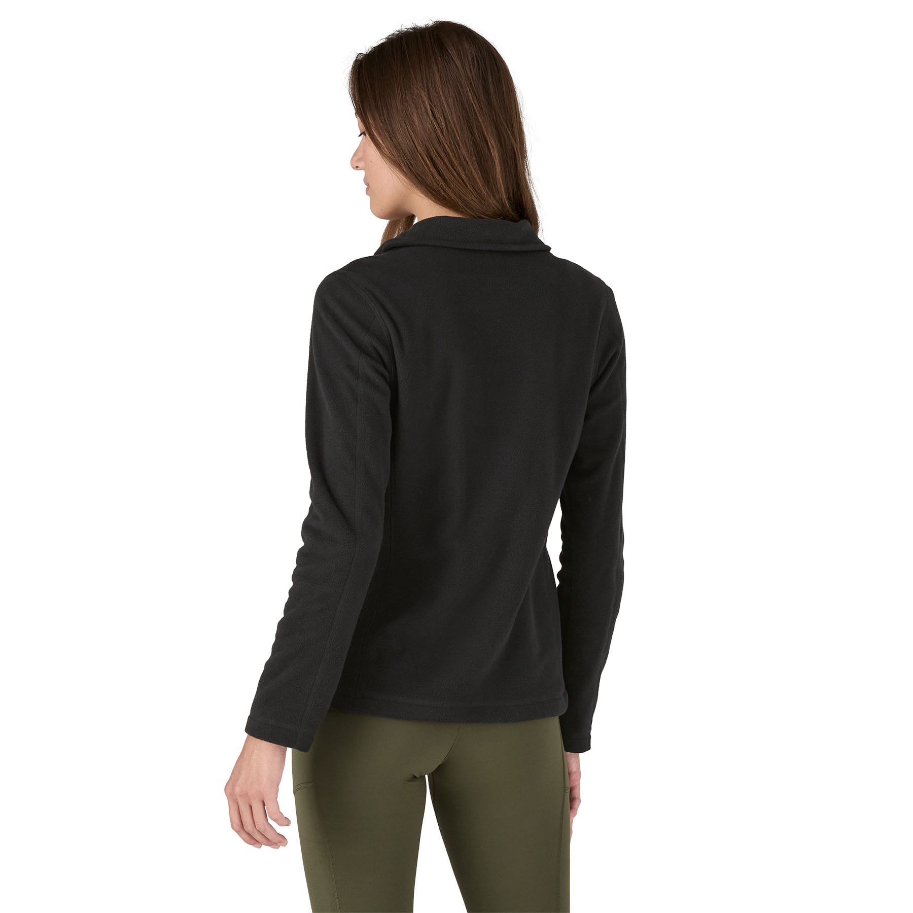 Women's Micro D 1/4 Zip in Black | Patagonia Bend