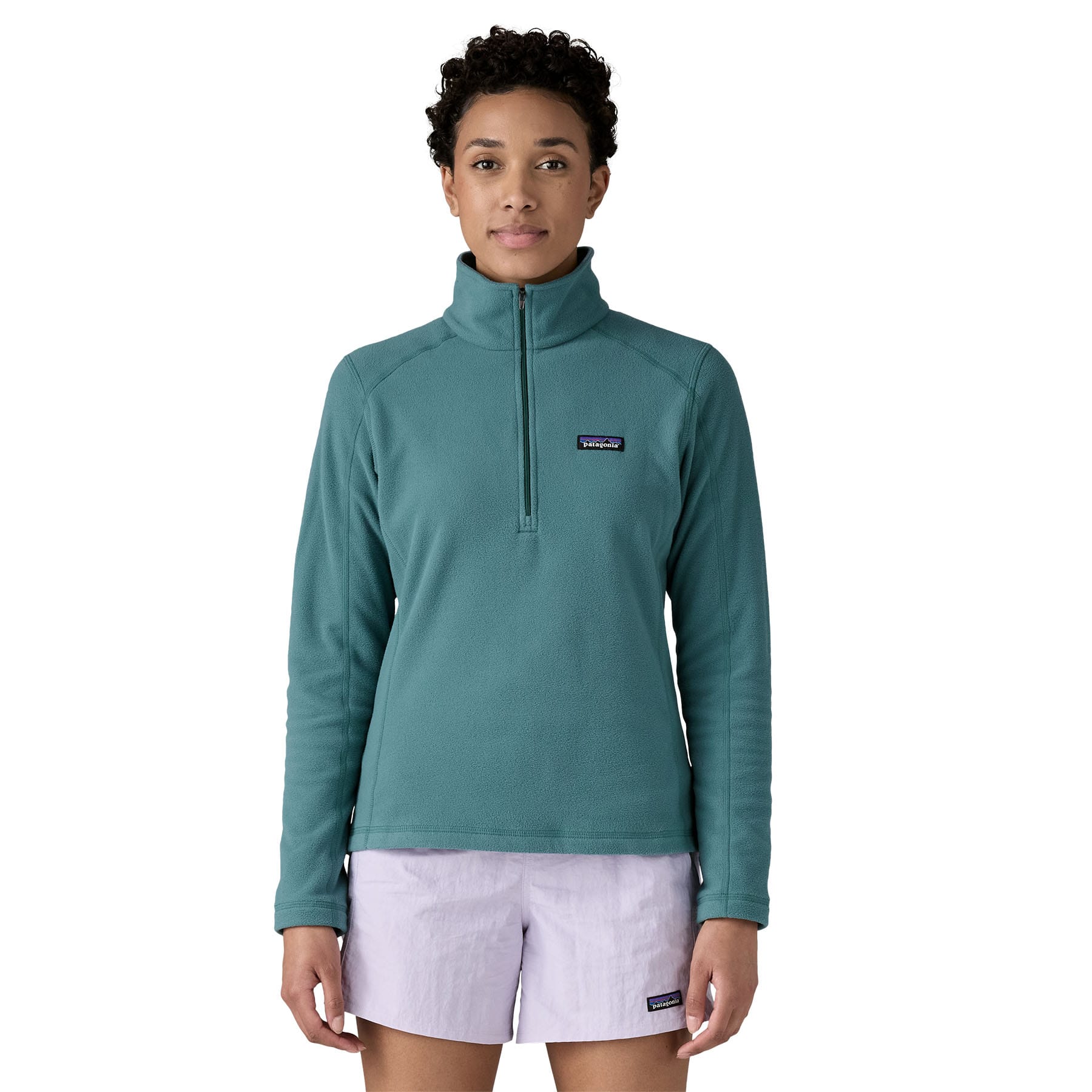 Women's Micro D 1/4 Zip in Wetland Blue | Patagonia Bend