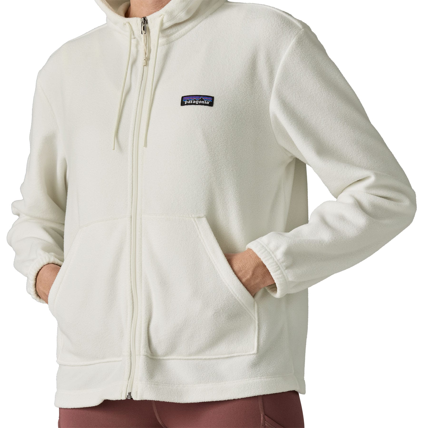 Women's Micro D Fleece Hoody in Birch White | Patagonia Bend