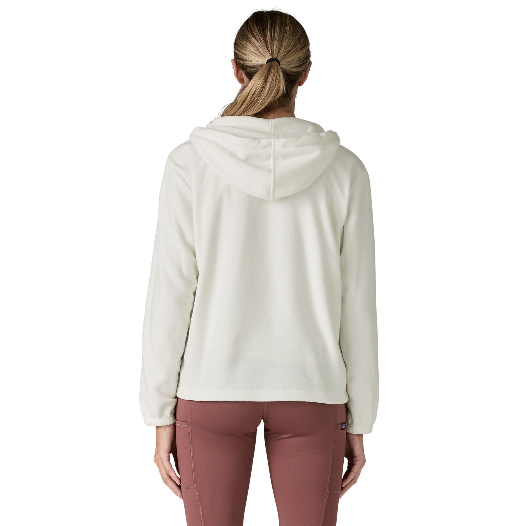 Women's Micro D Fleece Hoody in Birch White | Patagonia Bend