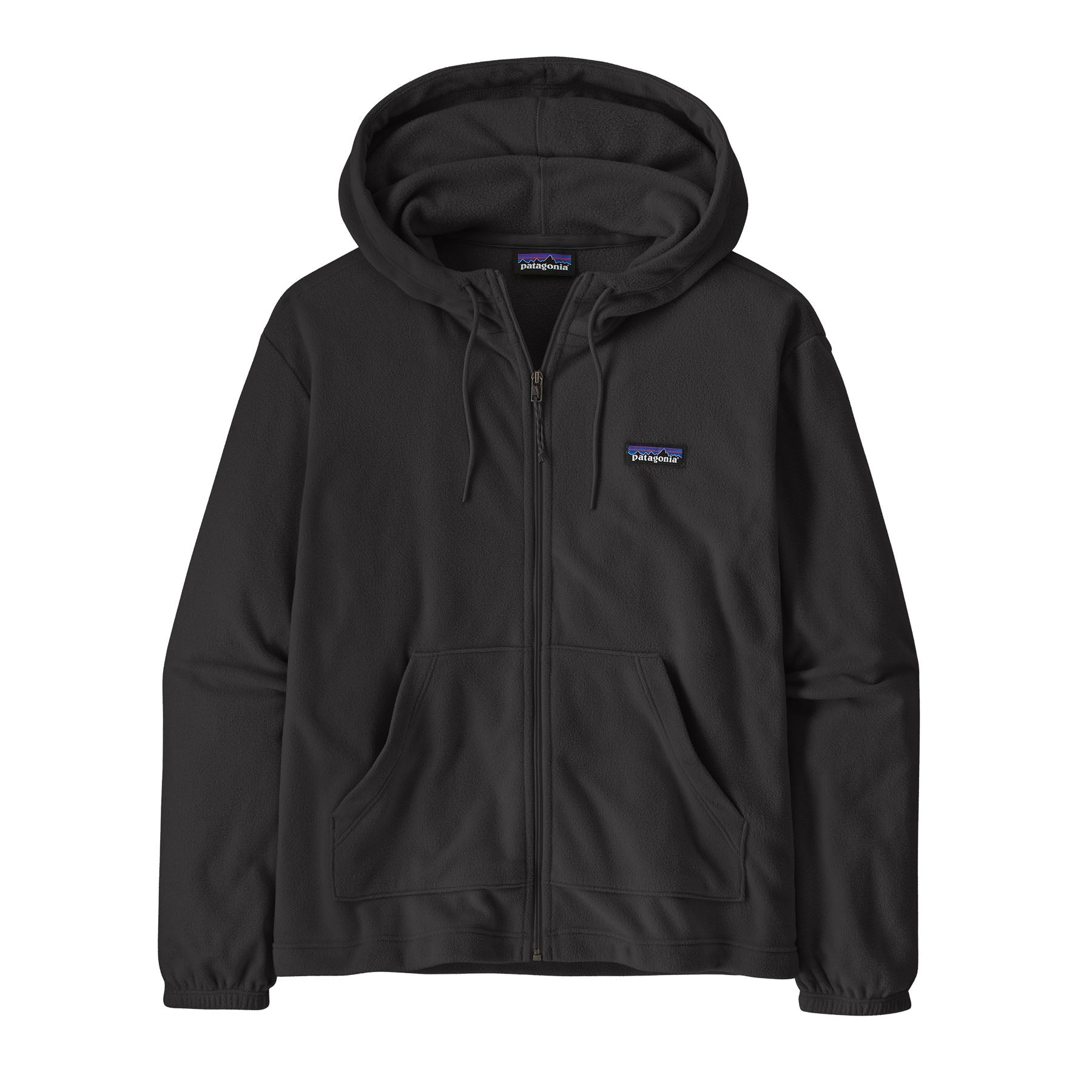 Women's Micro D Fleece Hoody in Black | Patagonia Bend