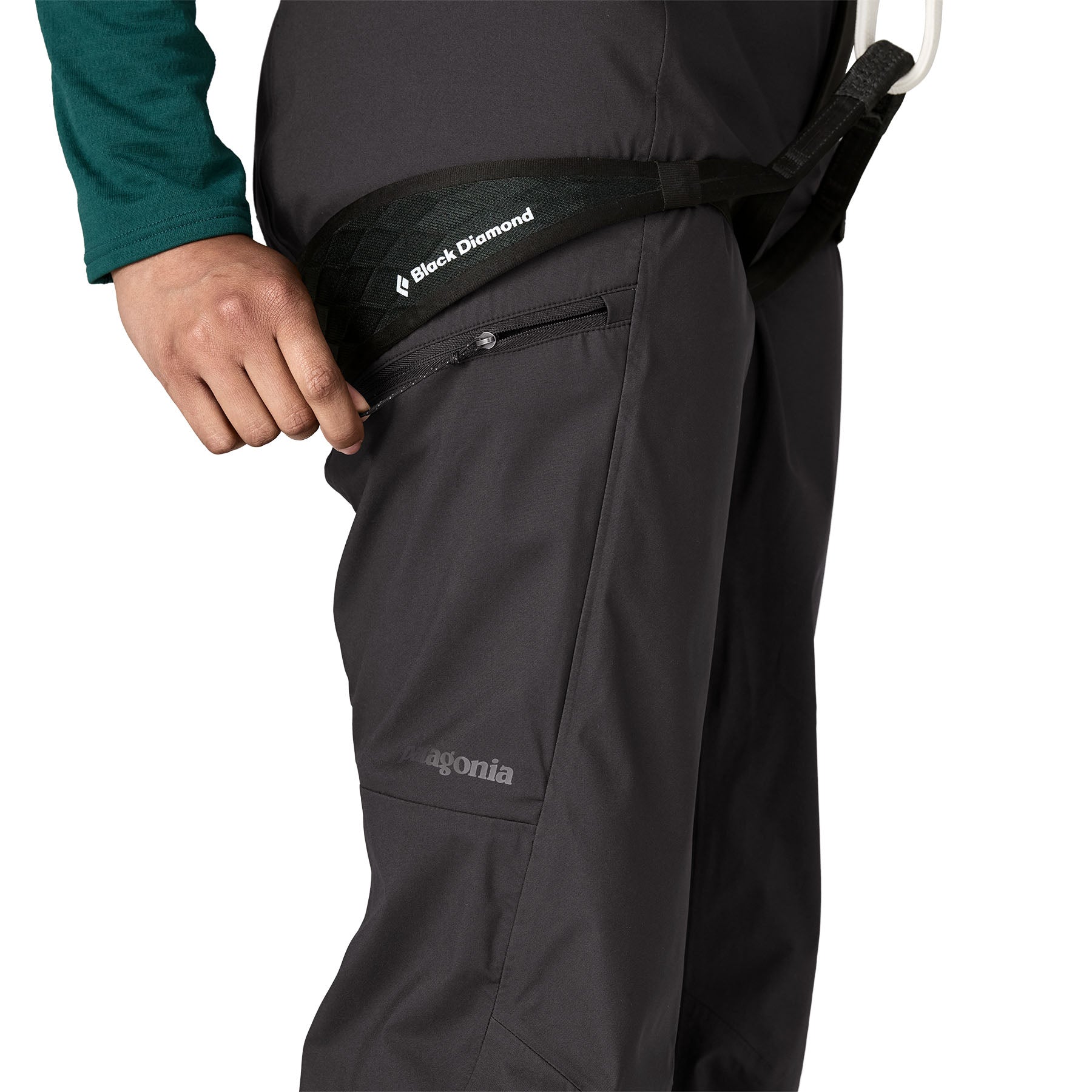 Women's Mixed Alpine Pants in Black | Patagonia Bend