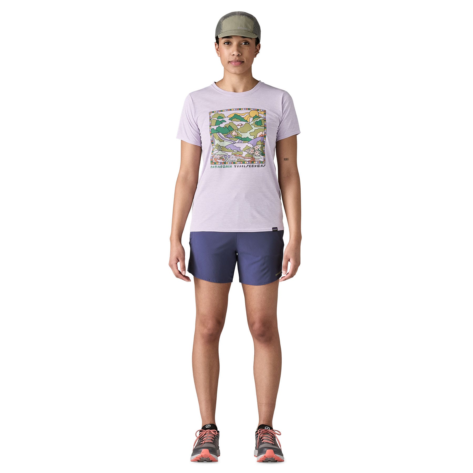 Women's Multi Trails Shorts - 5 1/2 in. in Solstice Purple | Patagonia Bend