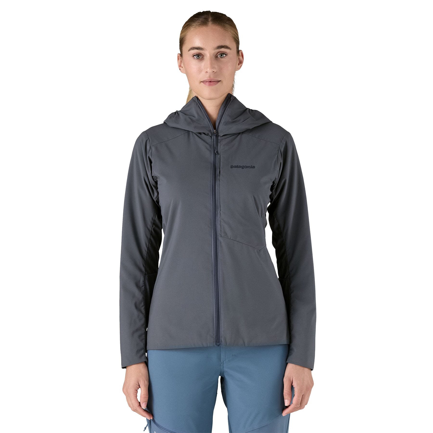 Women's Nano - Air Ultralight Full - Zip Hoody in Smolder Blue | Patagonia Bend