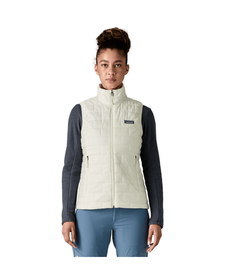 Women's Nano Puff Vest in Birch White | Photo 2 | Patagonia Bend