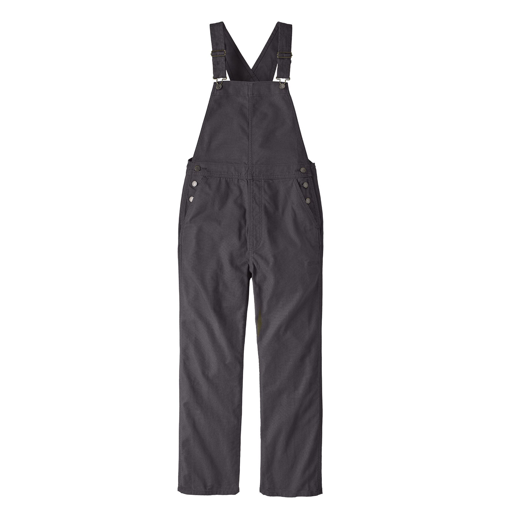 Women's Point Reyes Canvas Overalls in Ink Black | Patagonia Bend