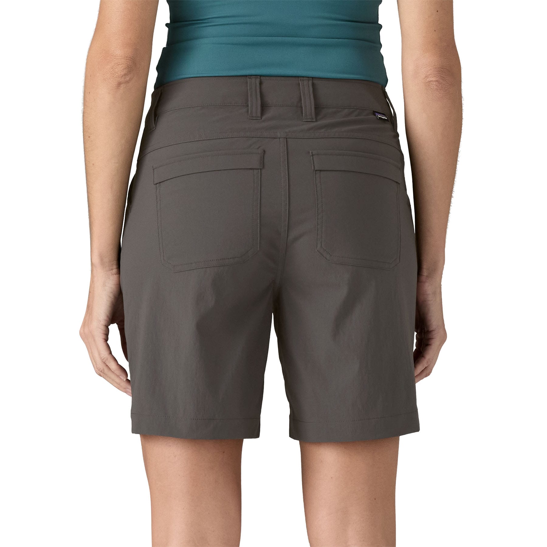 Women's Quandary Shorts - 7 in. in Forge Grey | Patagonia Bend