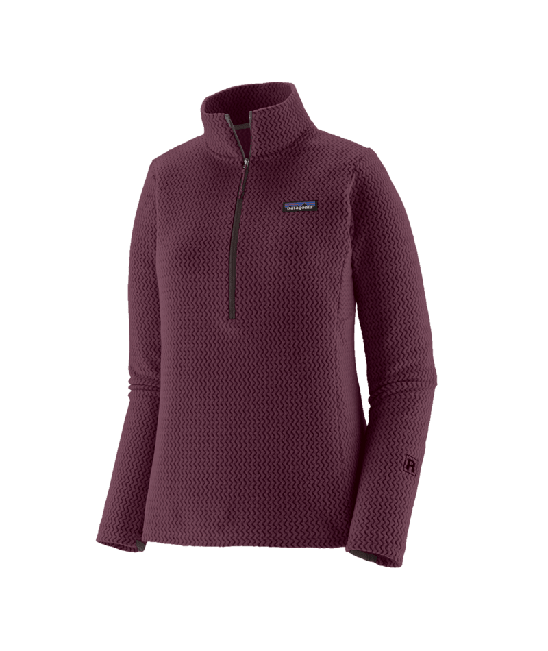 Women's R1® Air Zip Neck in Berry Fig | Patagonia Bend