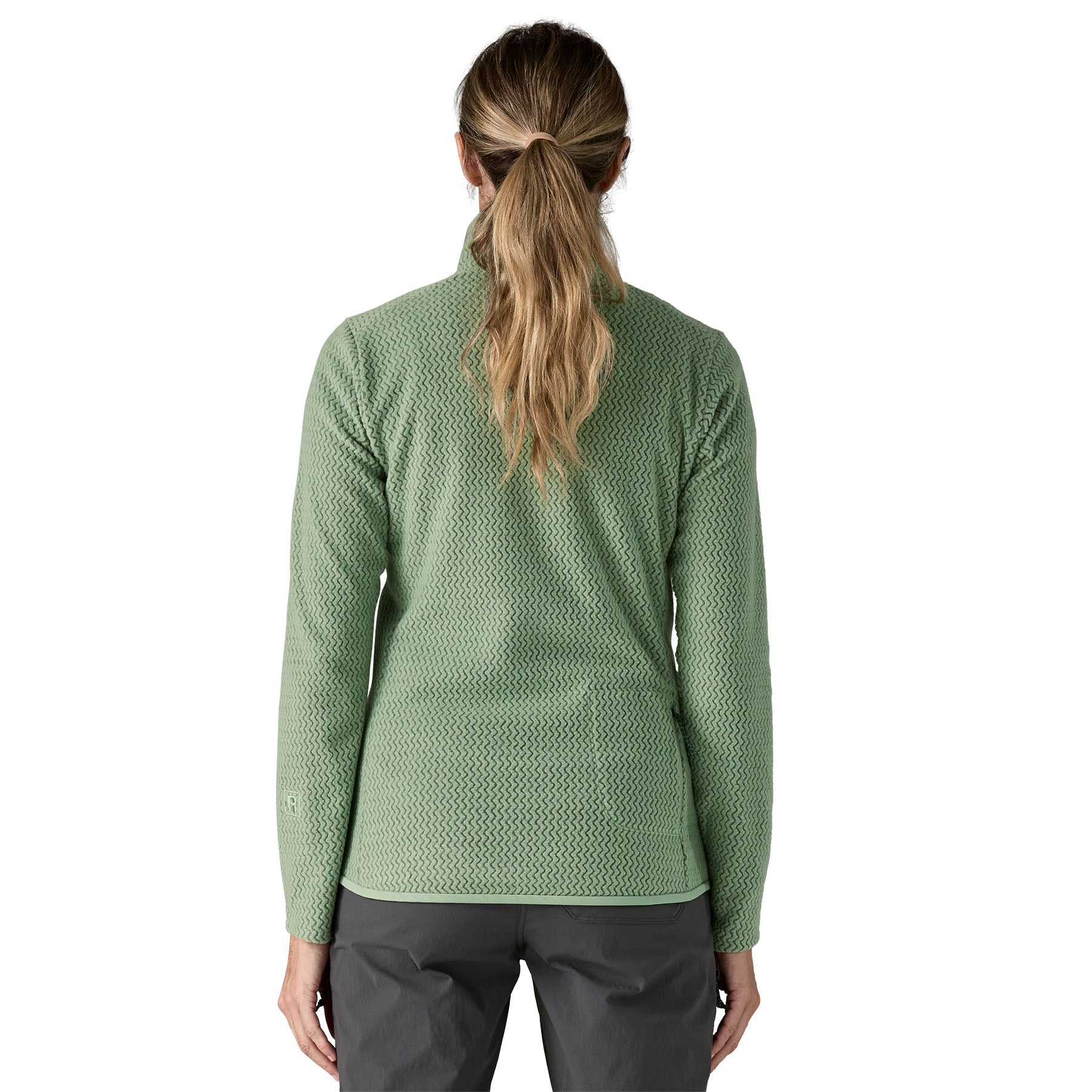 Women's R1® Air Zip Neck in ELLWOOD GREEN | Patagonia Bend