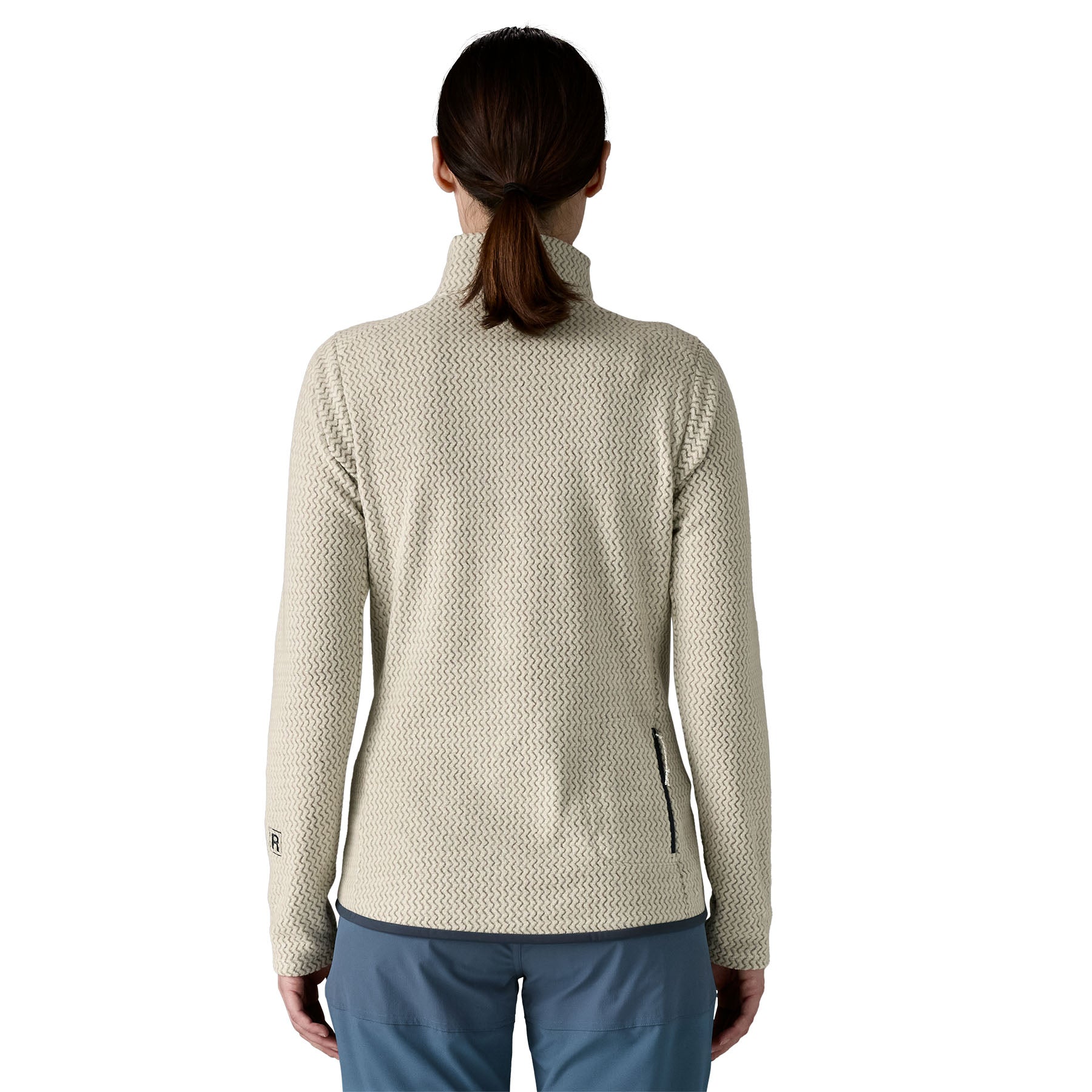 Women's R1® Air Zip Neck in Wool White | Patagonia Bend