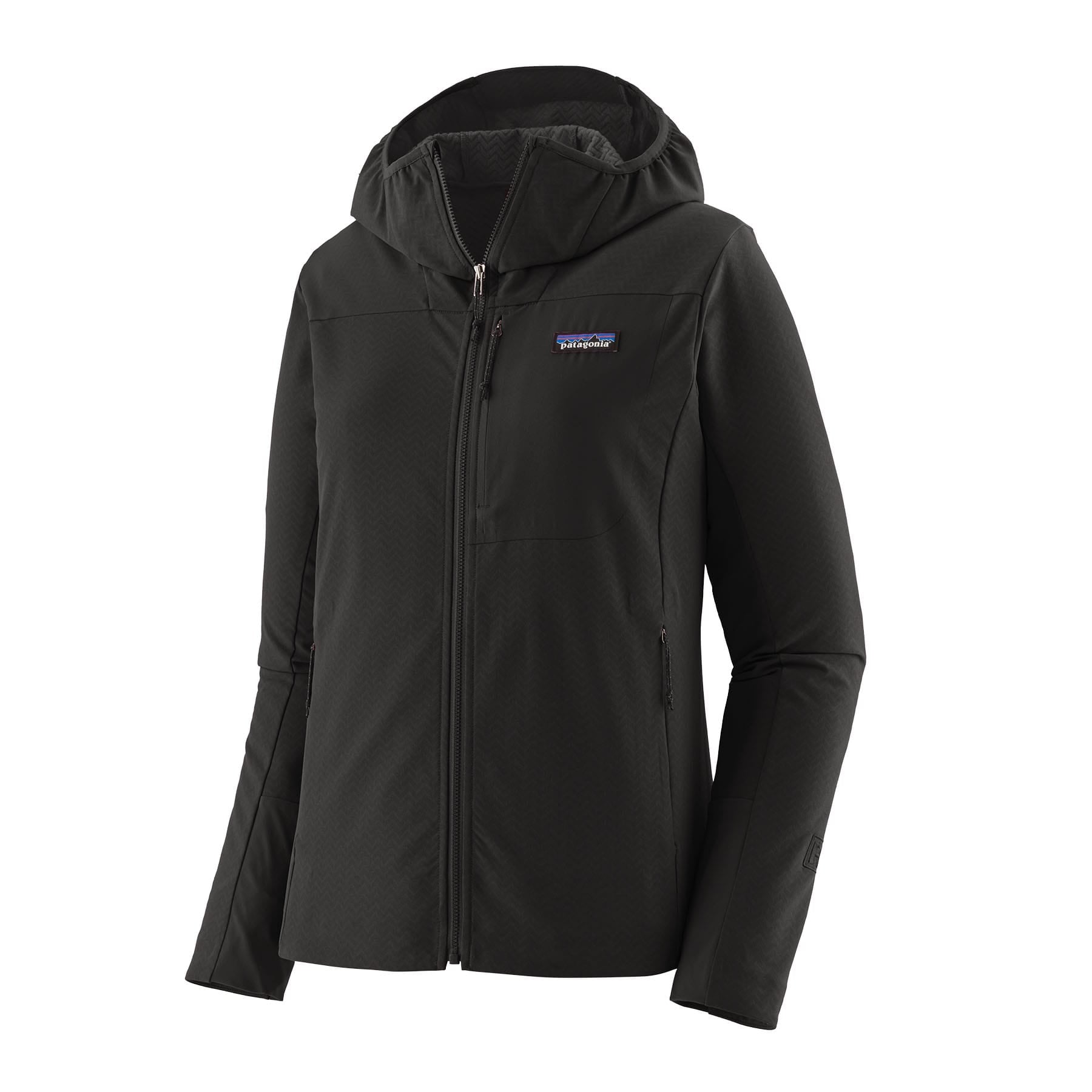 Women's R1 CrossStrata Hoody in Black | Patagonia Bend