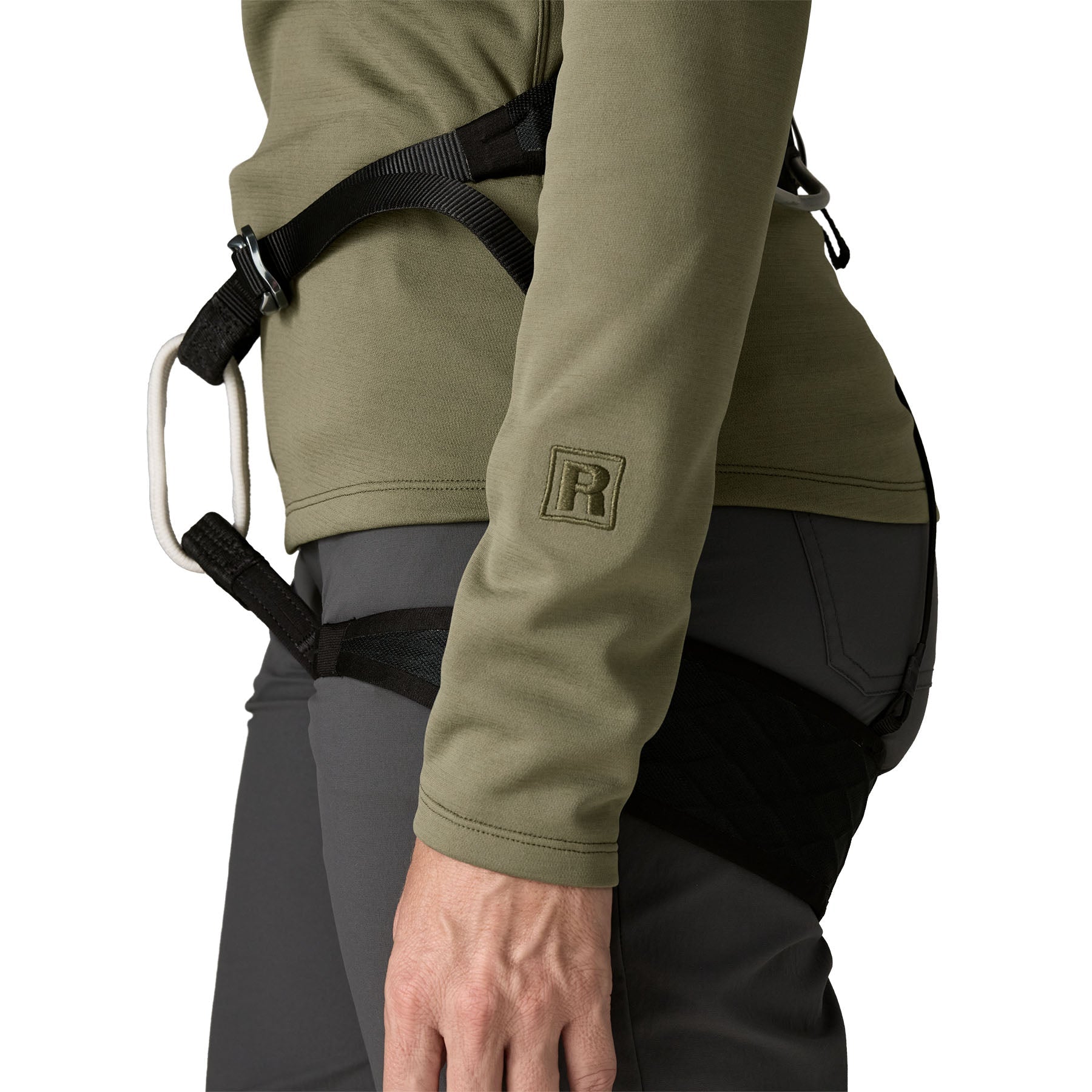 Women's R1® Ultralight Hoody in Basin Green | Patagonia Bend