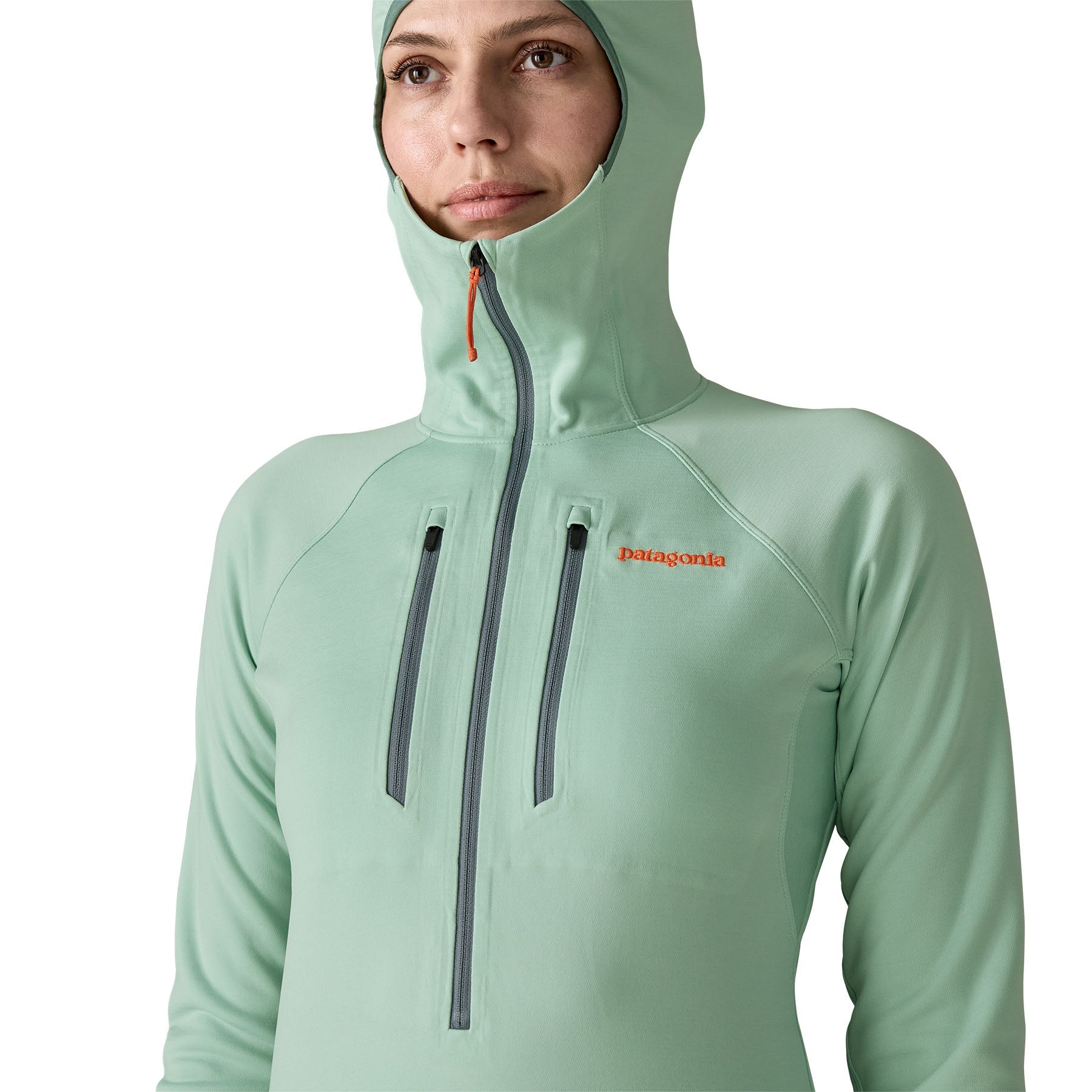 Women's R1® Ultralight Hoody in Thin Ice | Patagonia Bend