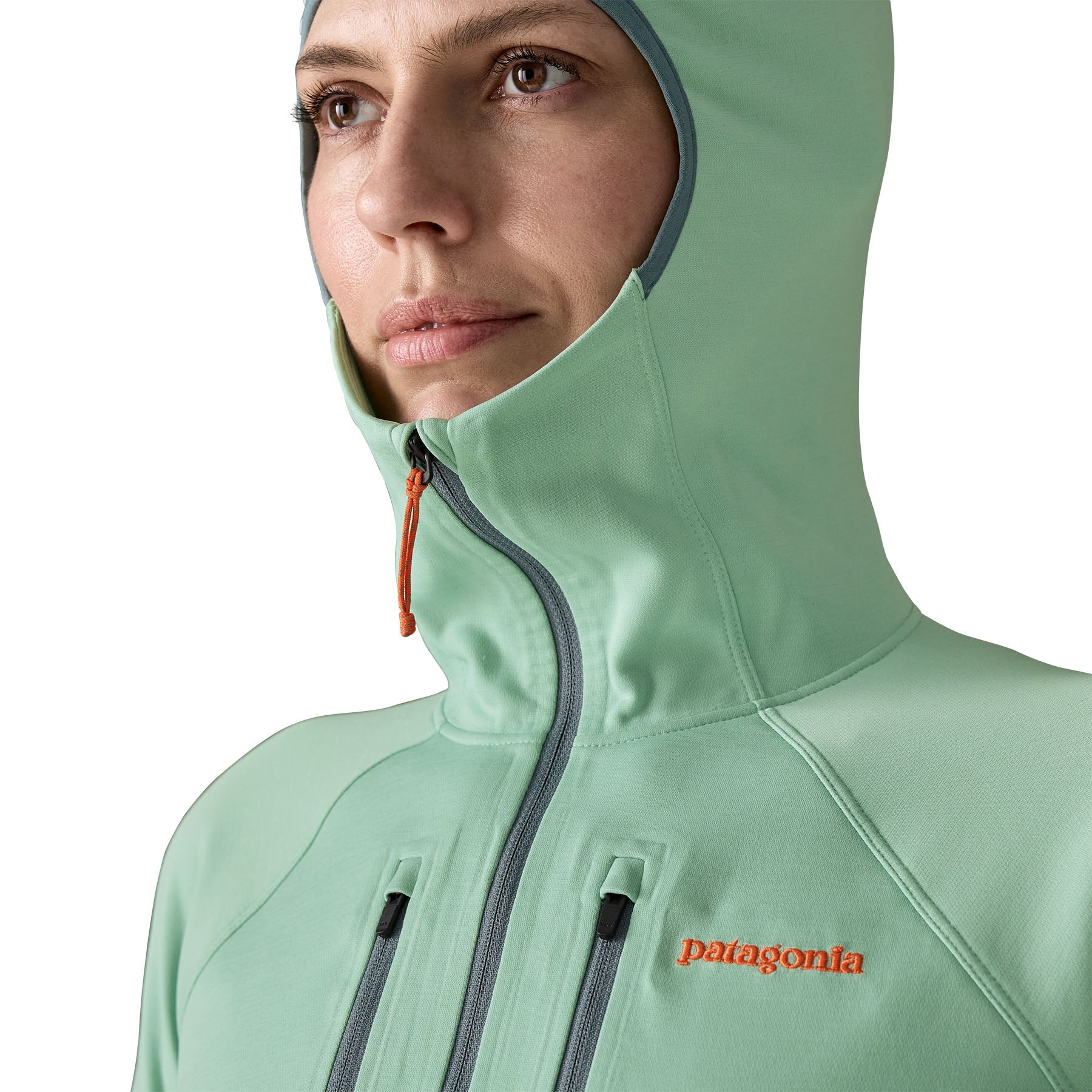 Women's R1® Ultralight Hoody in Thin Ice | Patagonia Bend