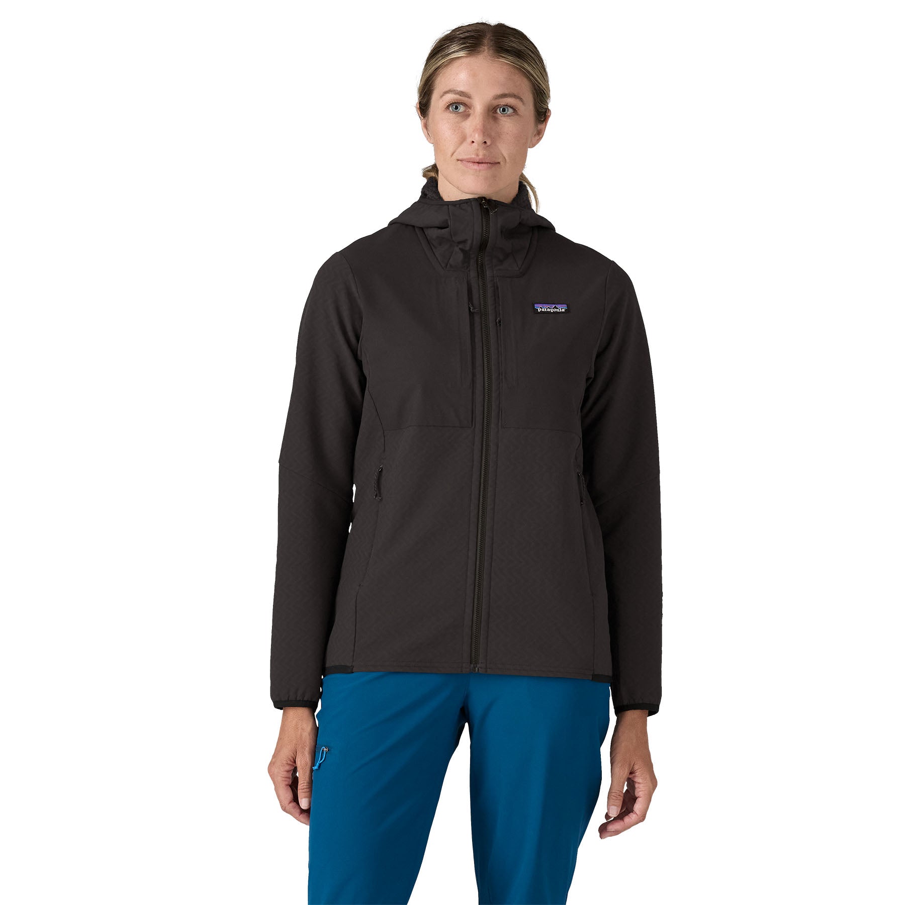 Women's R2® CrossStrata Hoody in Black | Patagonia Bend