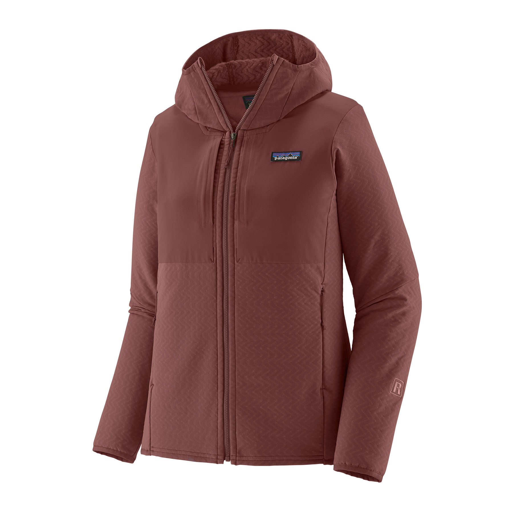Women's R2 CrossStrata Hoody in DARK RUBY | Patagonia Bend