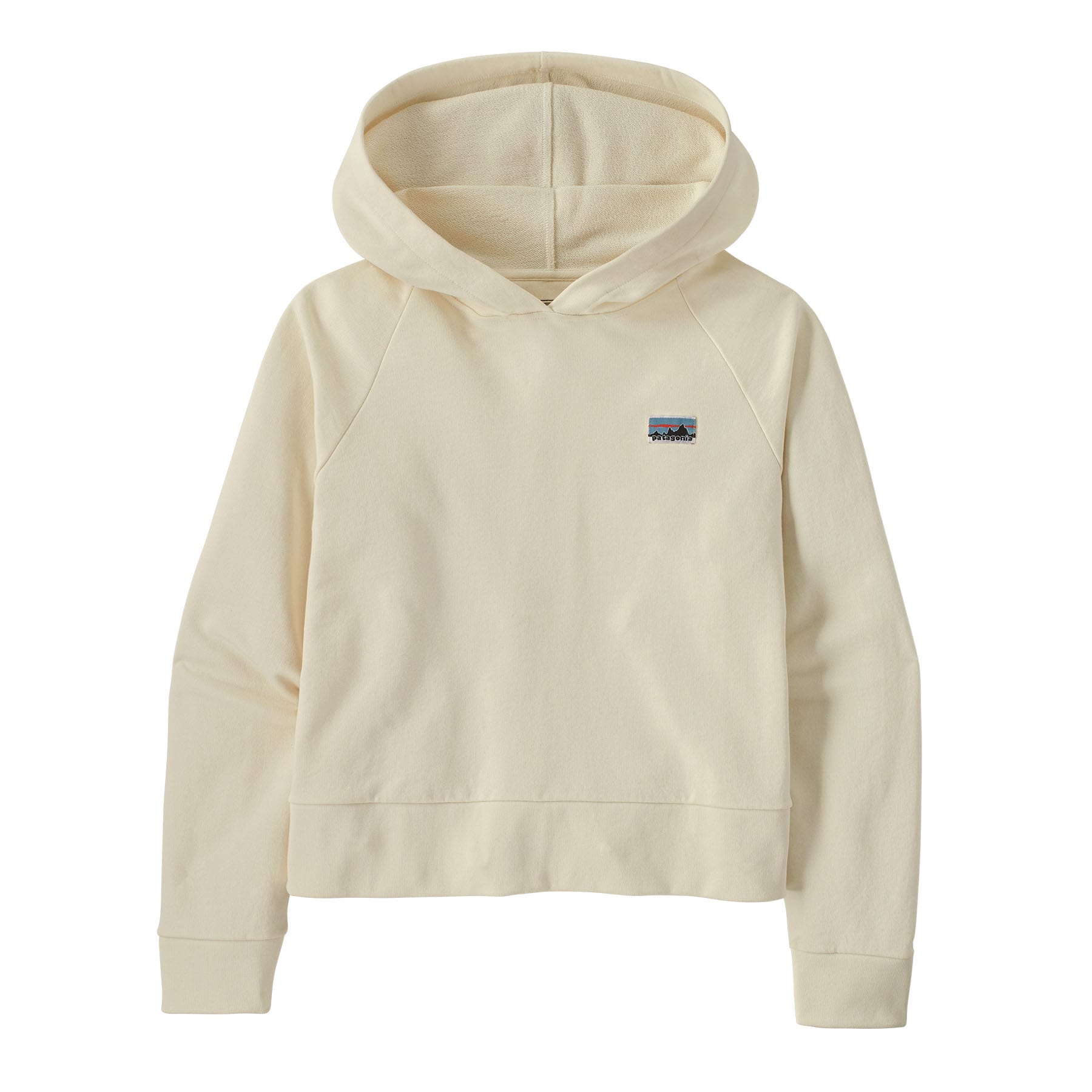 Women's Regenerative Organic Certified Cotton Essential Hoody in Wool White | Patagonia Bend