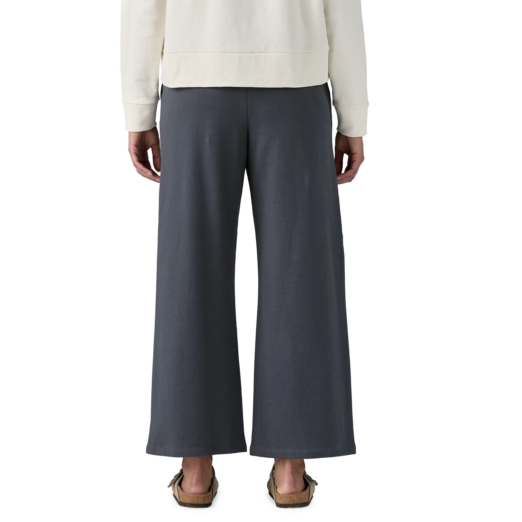 Women's Regenerative Organic Certified Cotton Essential Pants in Smolder Blue | Patagonia Bend