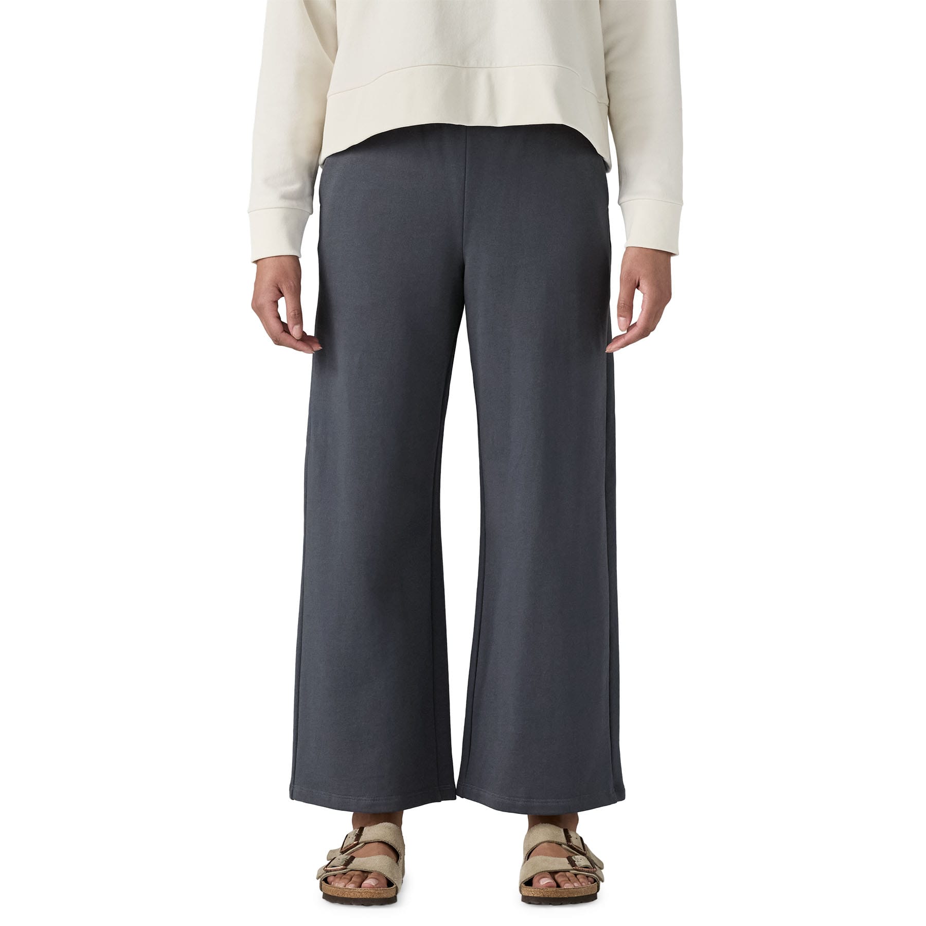 Women's Regenerative Organic Certified Cotton Essential Pants in Smolder Blue | Patagonia Bend