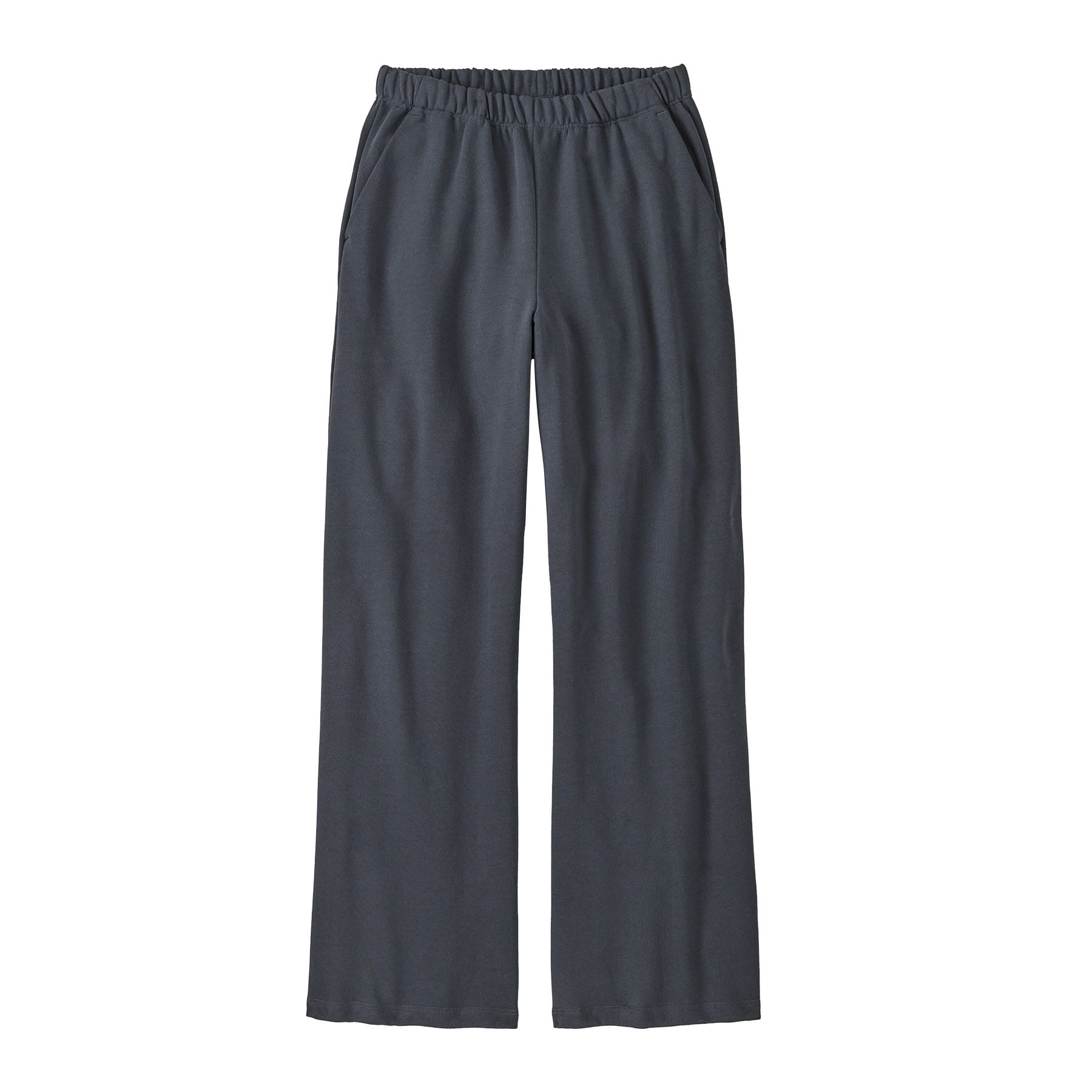 Women's Regenerative Organic Certified Cotton Essential Pants in Smolder Blue | Patagonia Bend