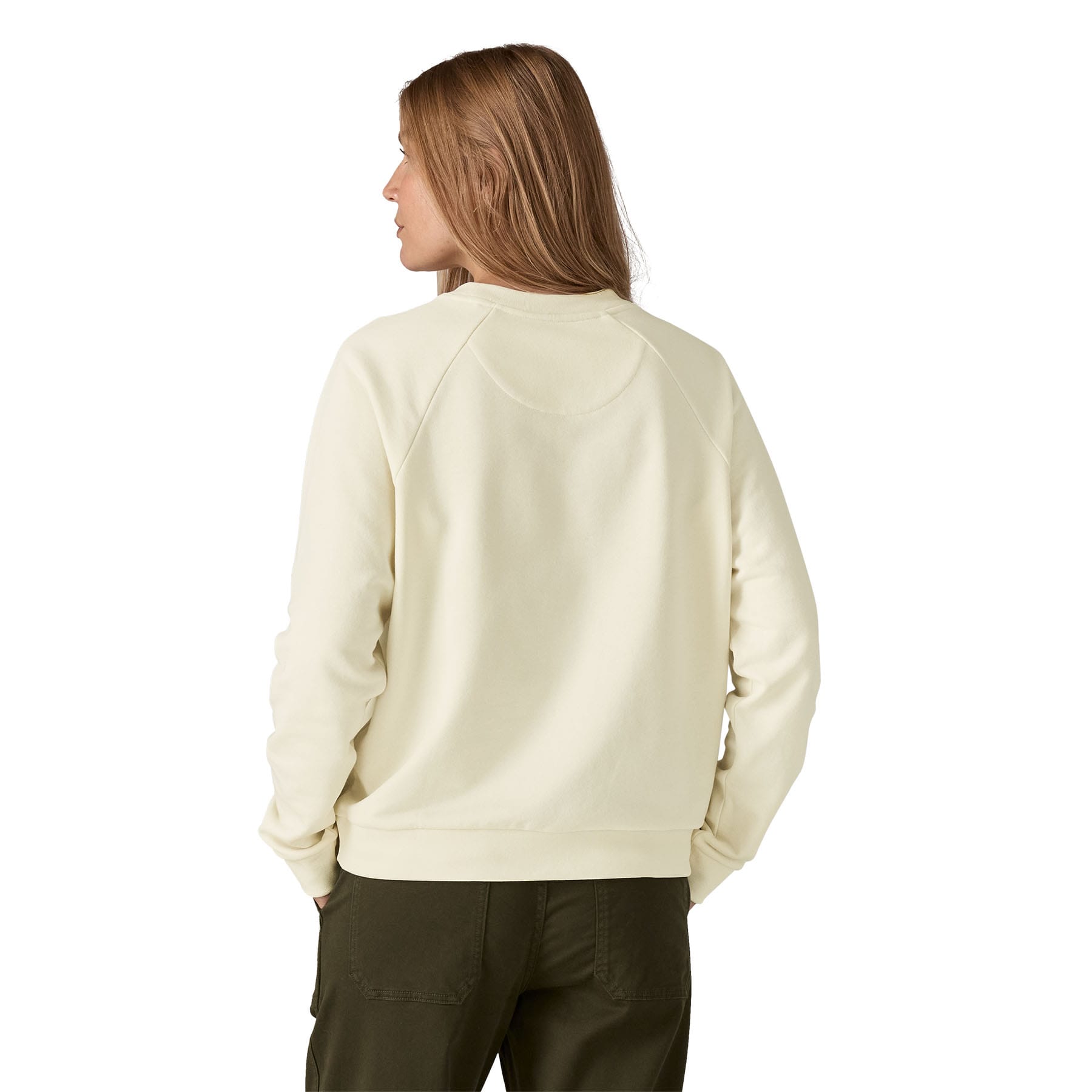 Women's Regenerative Organic Certified Cotton Essential Top in Wool White | Patagonia Bend