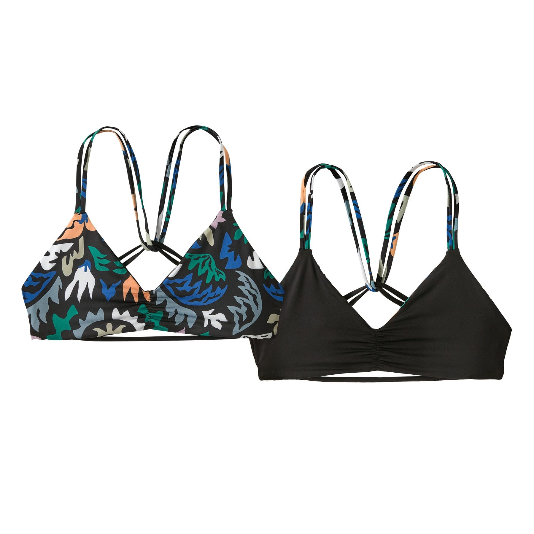 Women's Reversible Seaglass Bay Top in Kaleido: Black | Patagonia Bend