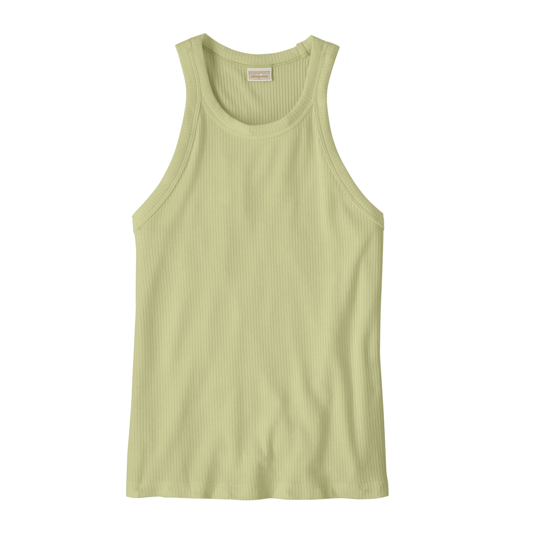 Women's Rib Knit Tank in Lichen Green | Patagonia Bend