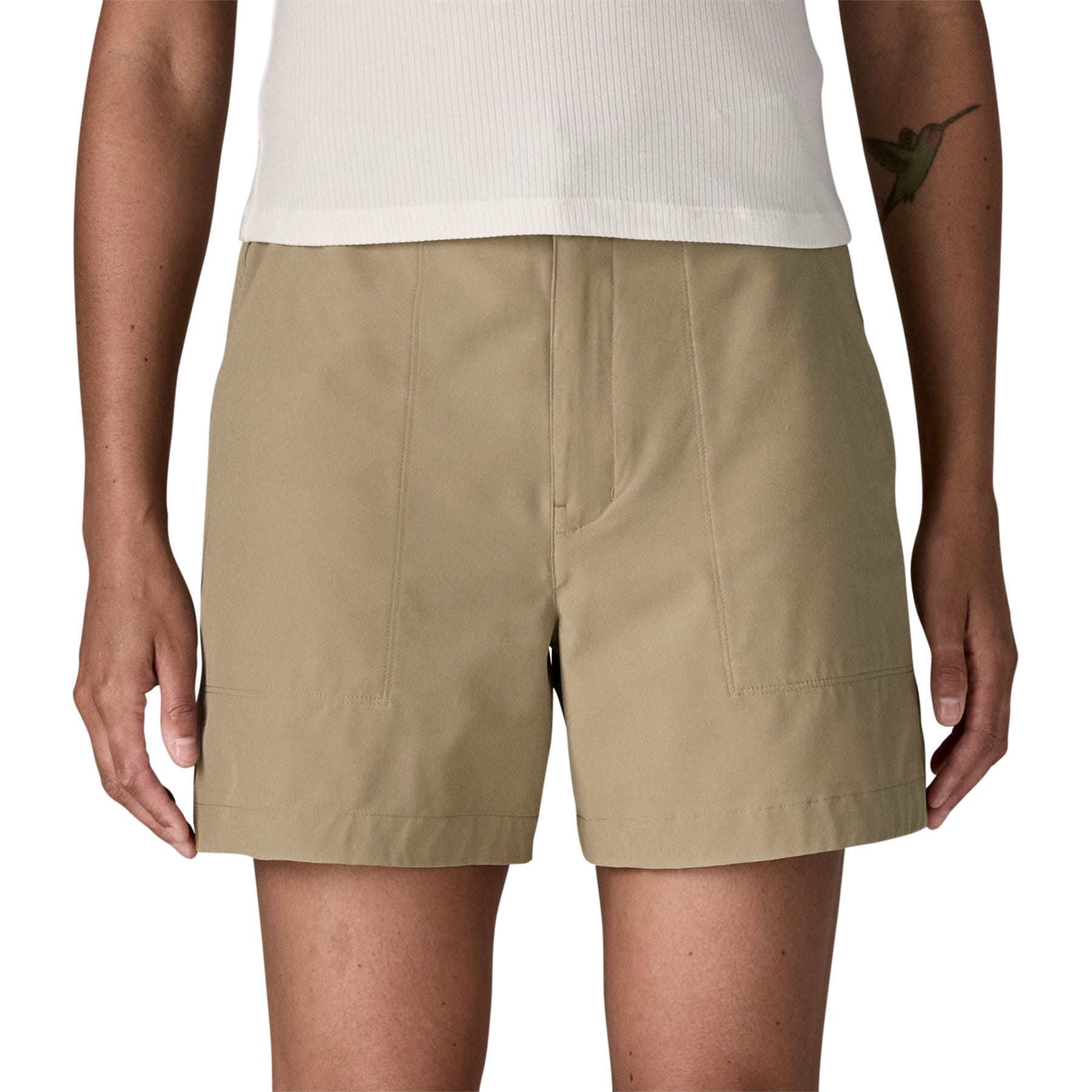 Women's Roamwith Shorts in Seabird Grey | Patagonia Bend