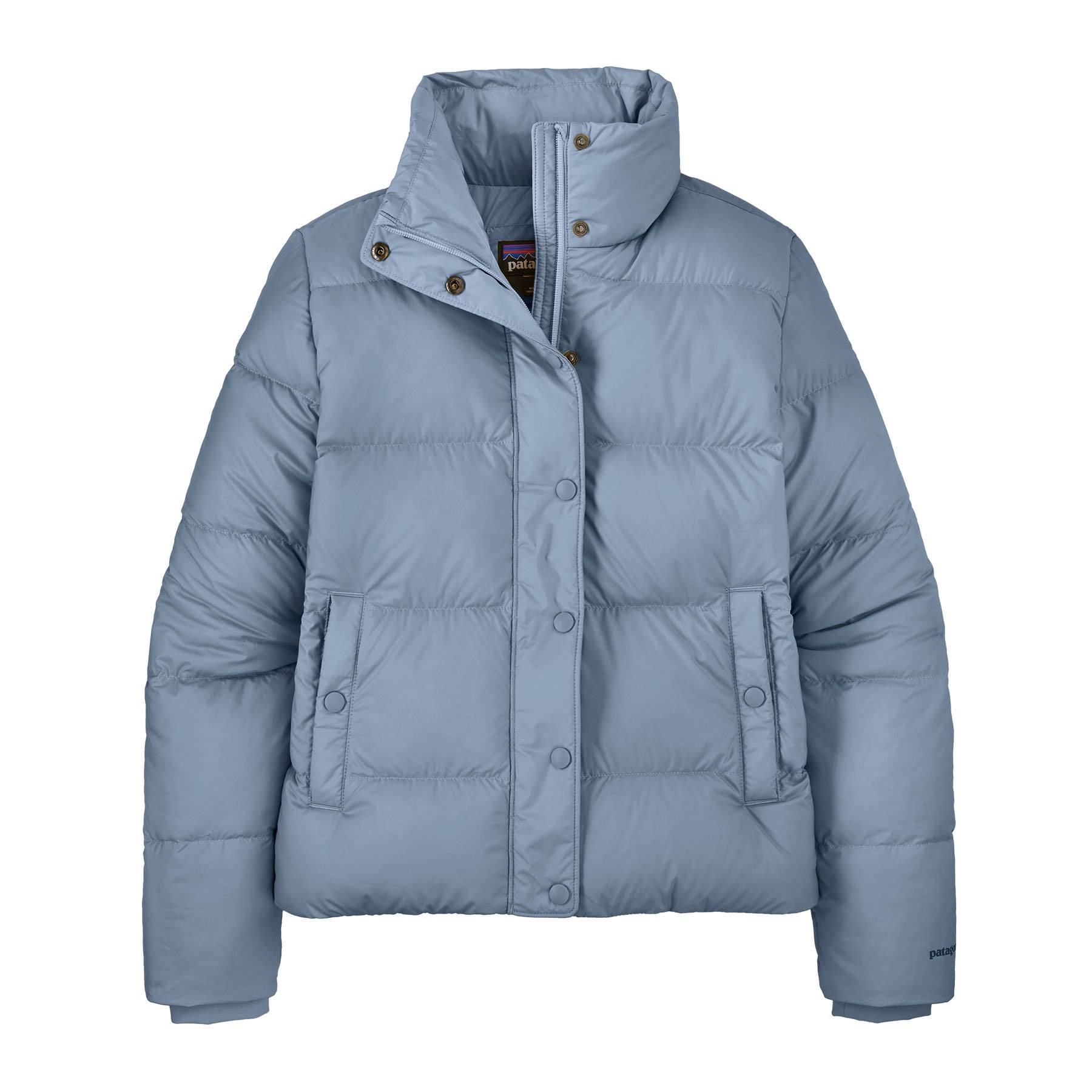 Women's Silent Down Jacket in Barnacle Blue | Patagonia Bend