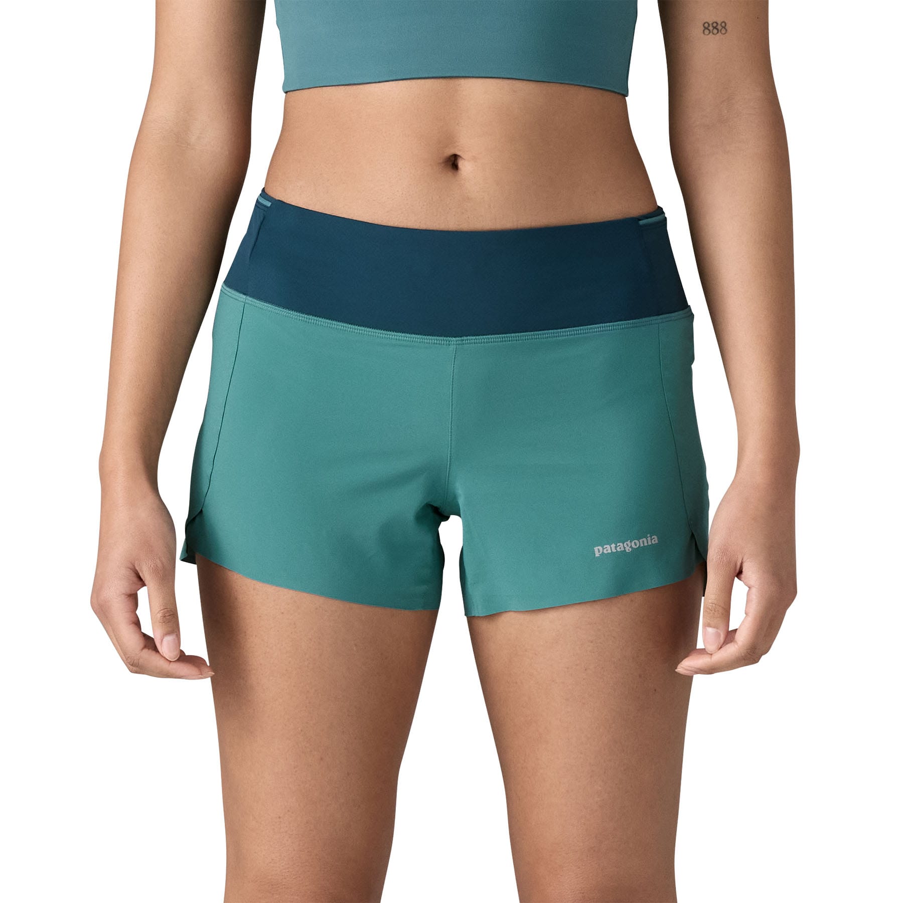 Women's Strider Pro Shorts - 3 1/2 in. in Wetland Blue | Patagonia Bend
