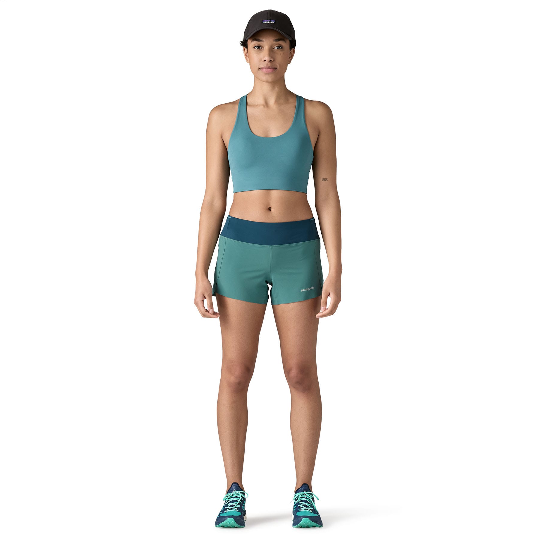 Women's Strider Pro Shorts - 3 1/2 in. in Wetland Blue | Patagonia Bend
