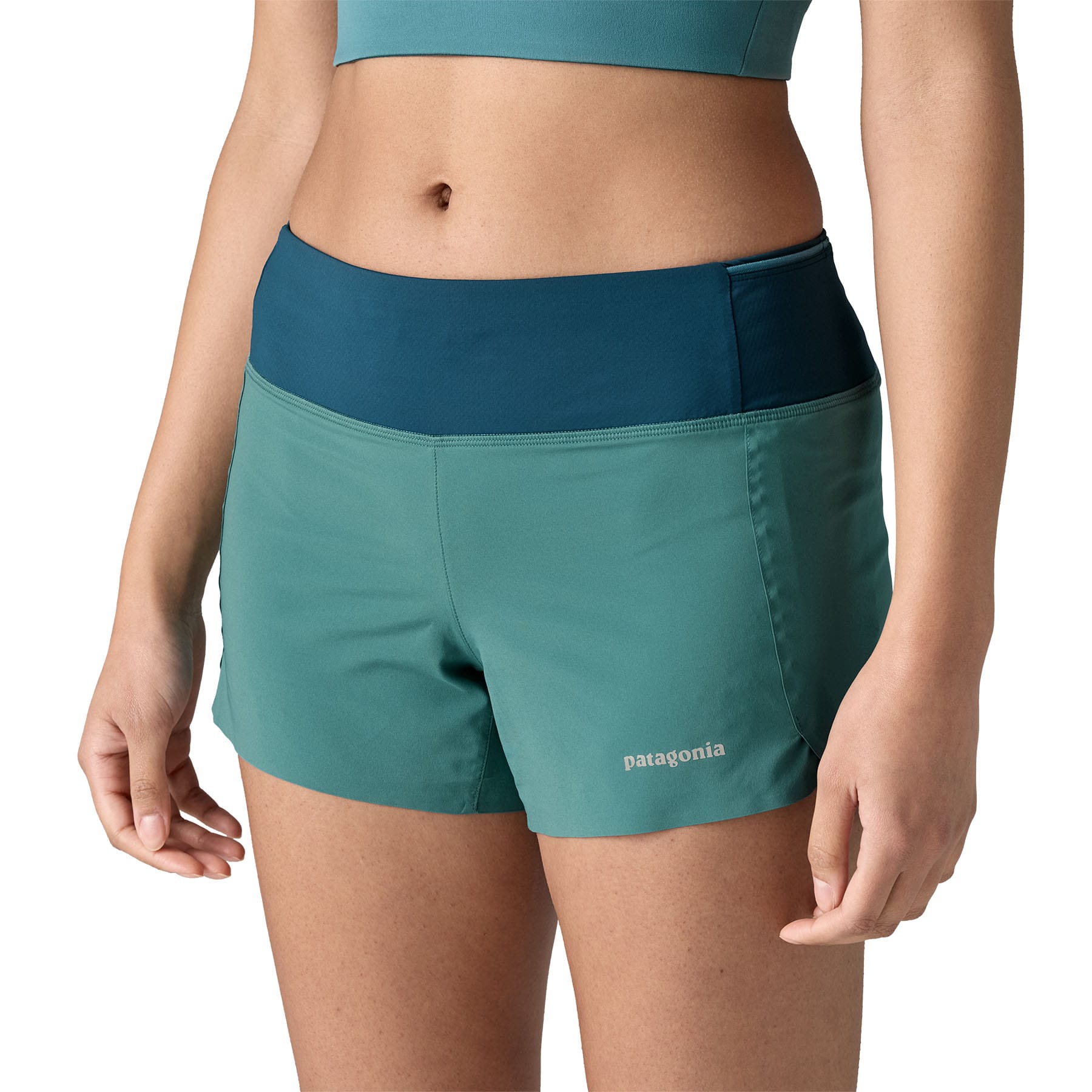 Women's Strider Pro Shorts - 3 1/2 in. in Wetland Blue | Patagonia Bend