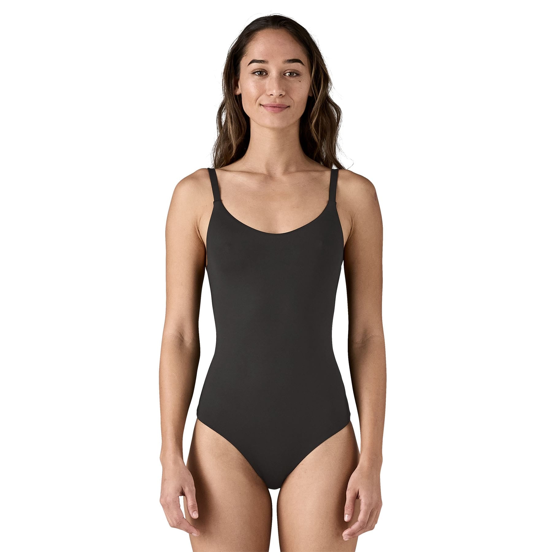 Women's Sunny Tide One - Piece Swimsuit in Black | Patagonia Bend