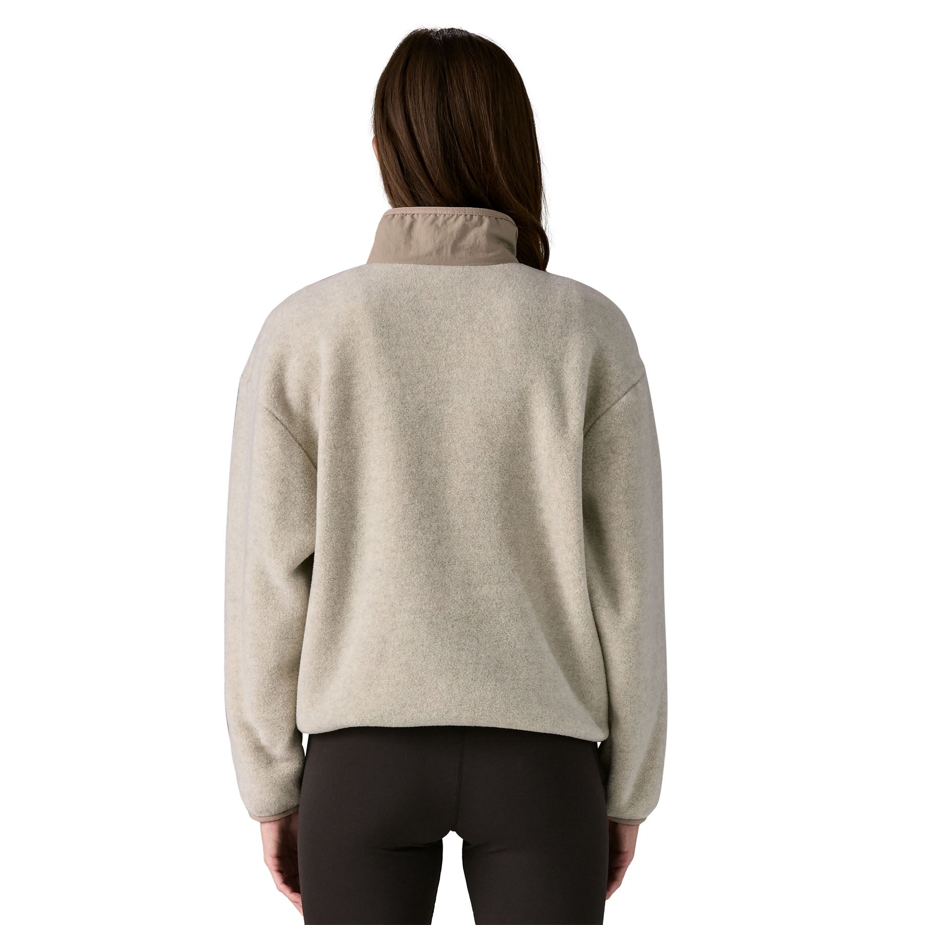 Women's Synchilla® Jacket in Oatmeal Heather w/Seabird Grey | Patagonia Bend